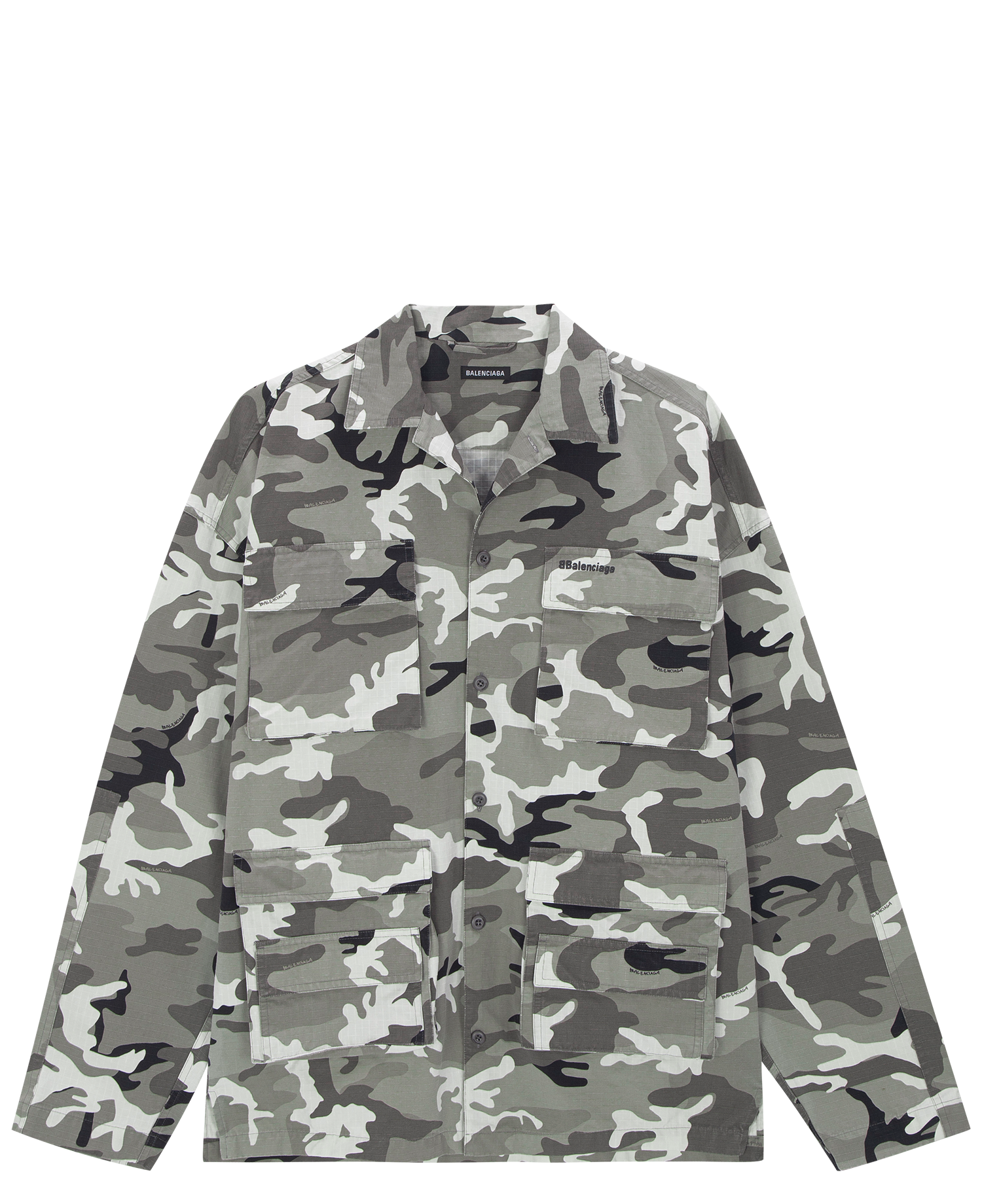 CAMOFLAUGE CARGO SHIRT_MULTI