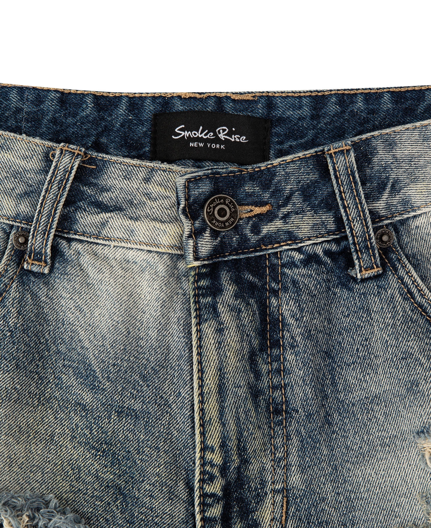 HT DOUBLE LAYERED JEANS_HERITAGE BLUE