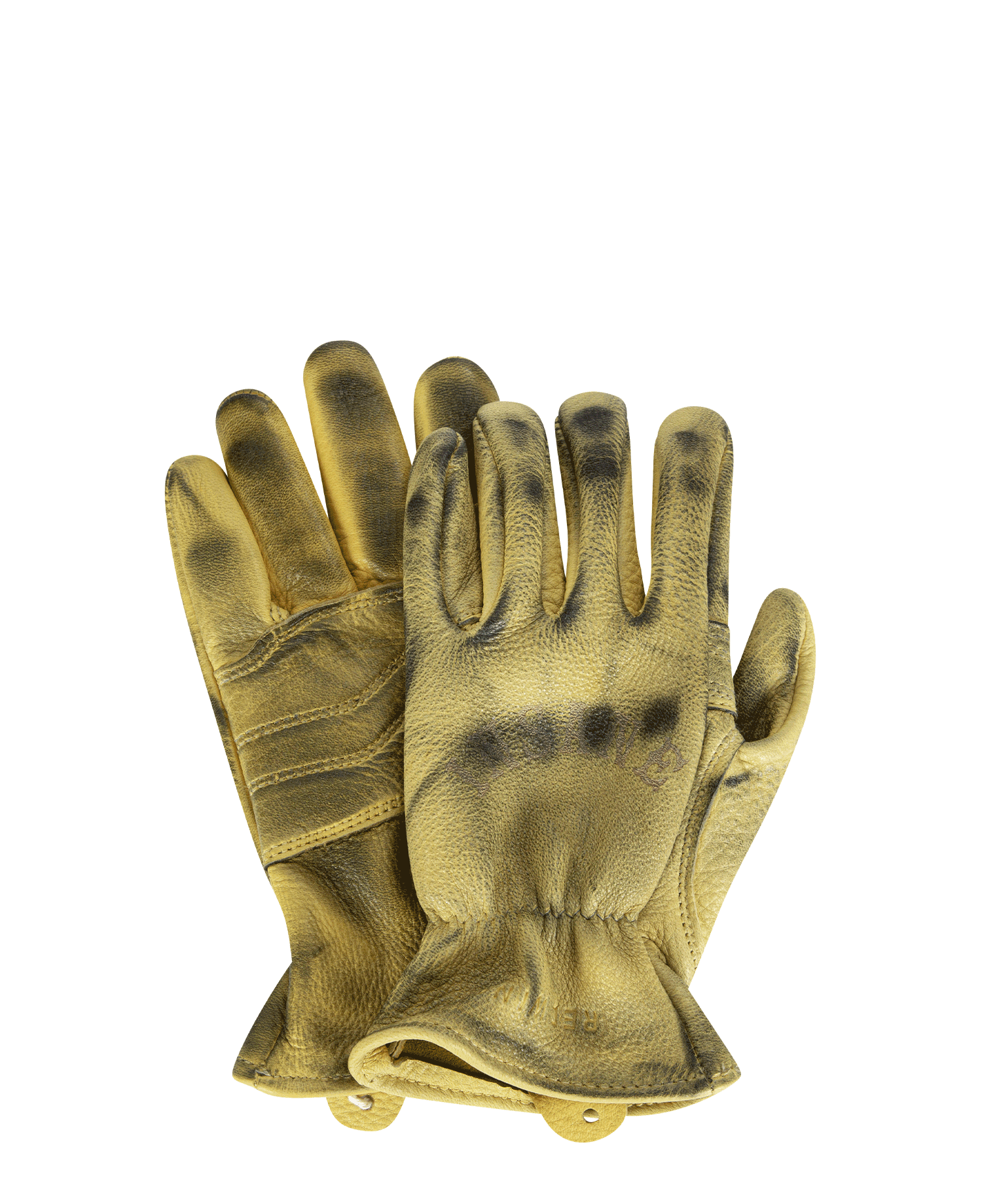 BUCKSKIN RIDING GLOVES 95233_YELLOW