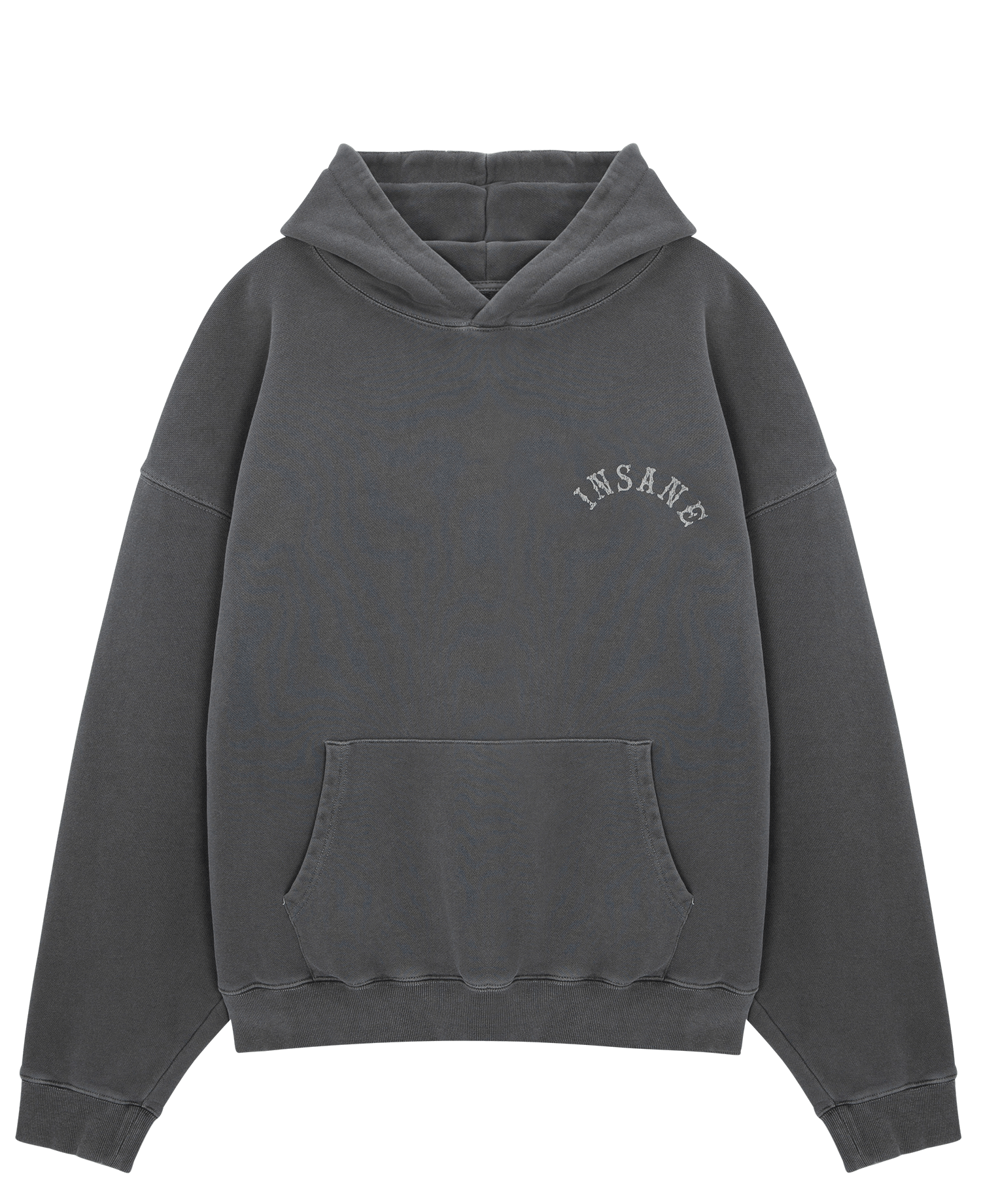 INSANE EASY FIT HOODIE_CHARCOAL