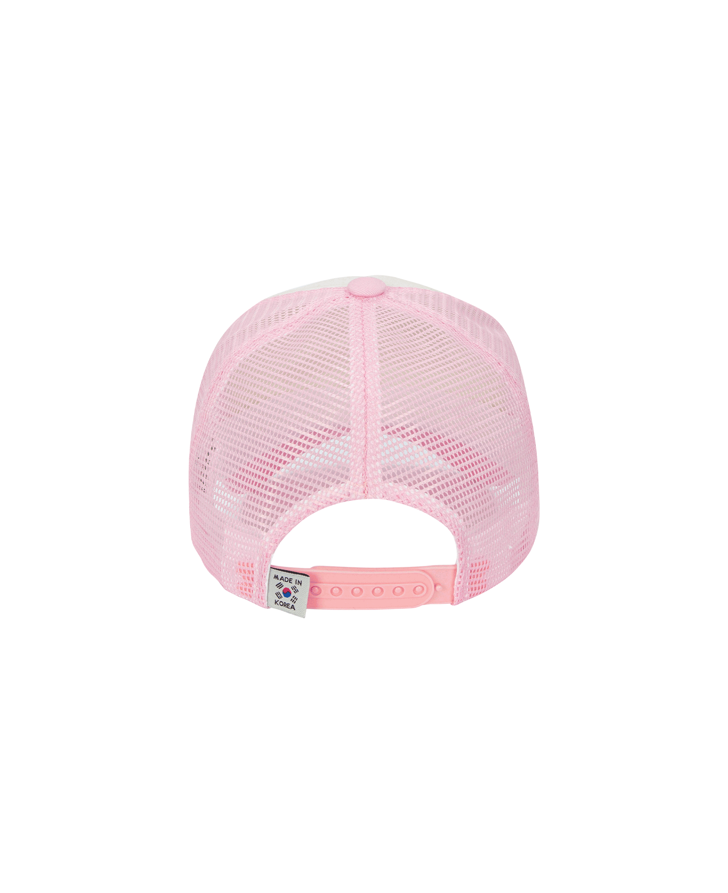 HARE AND TORTOISE TRUCKER CAP_PINK