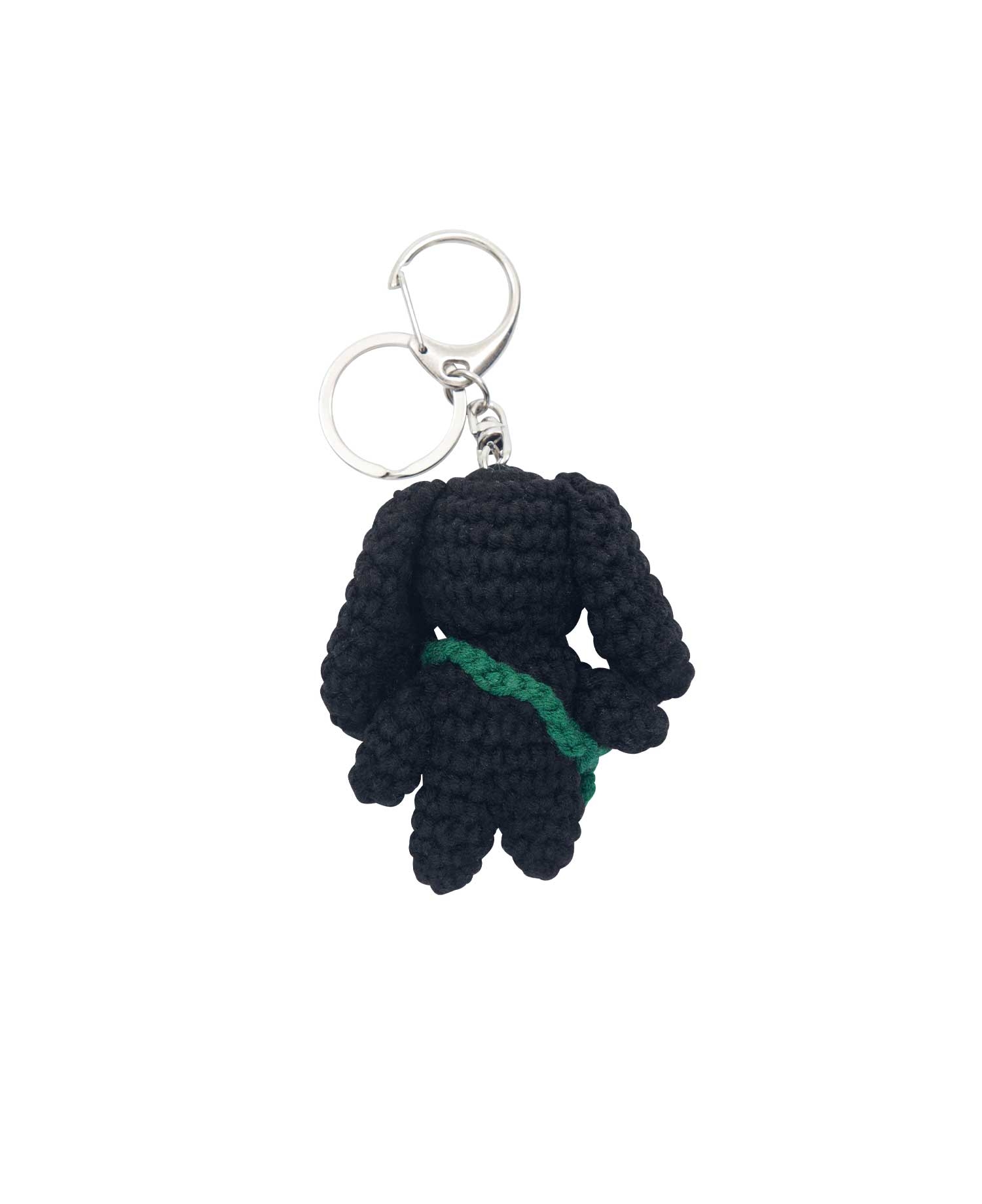 ARBOR DAY RABBIT CLOVER KEYCHAIN_BLACK