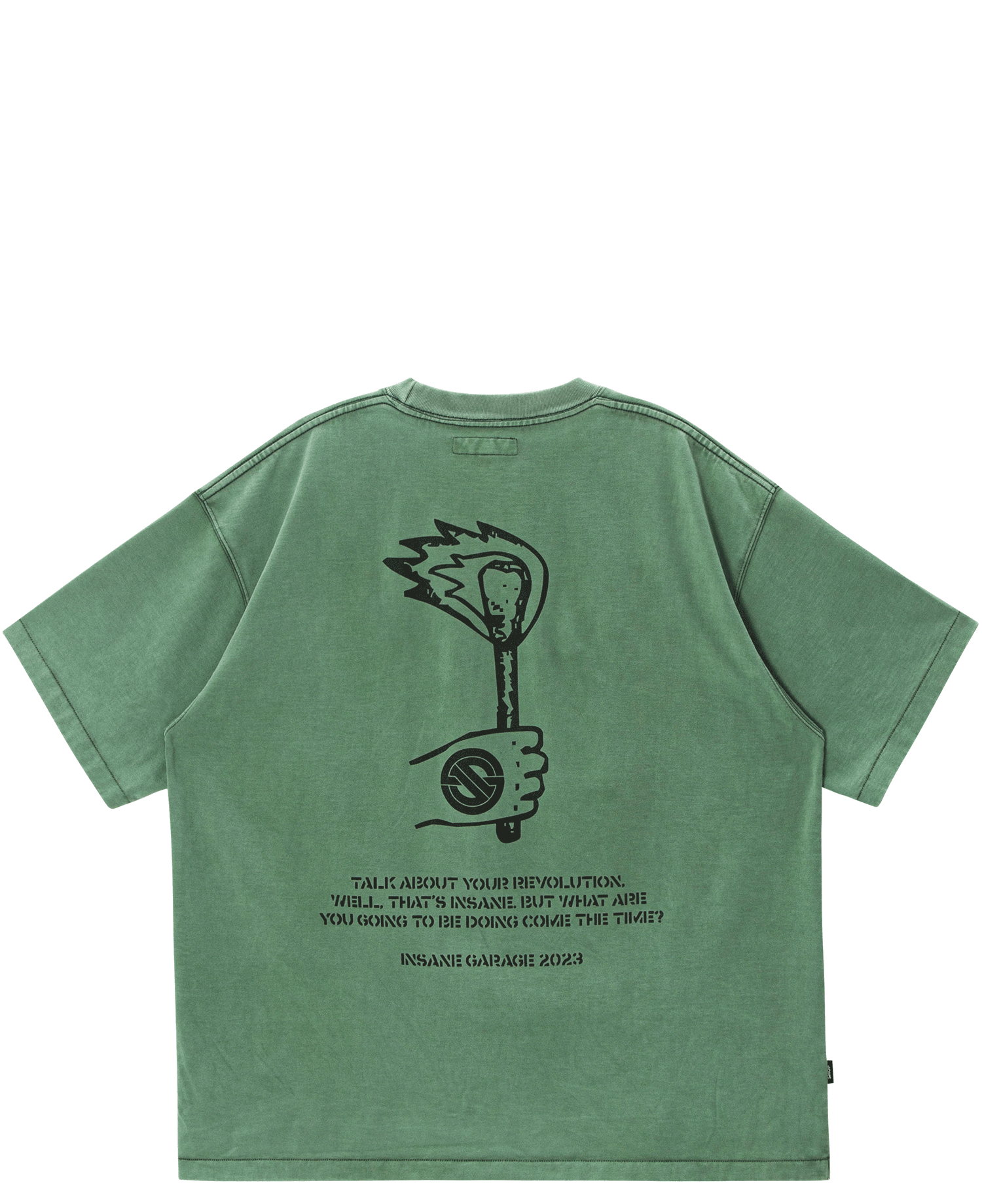 INSANE GARAGE REVOLUTION T-SHIRT_GREEN