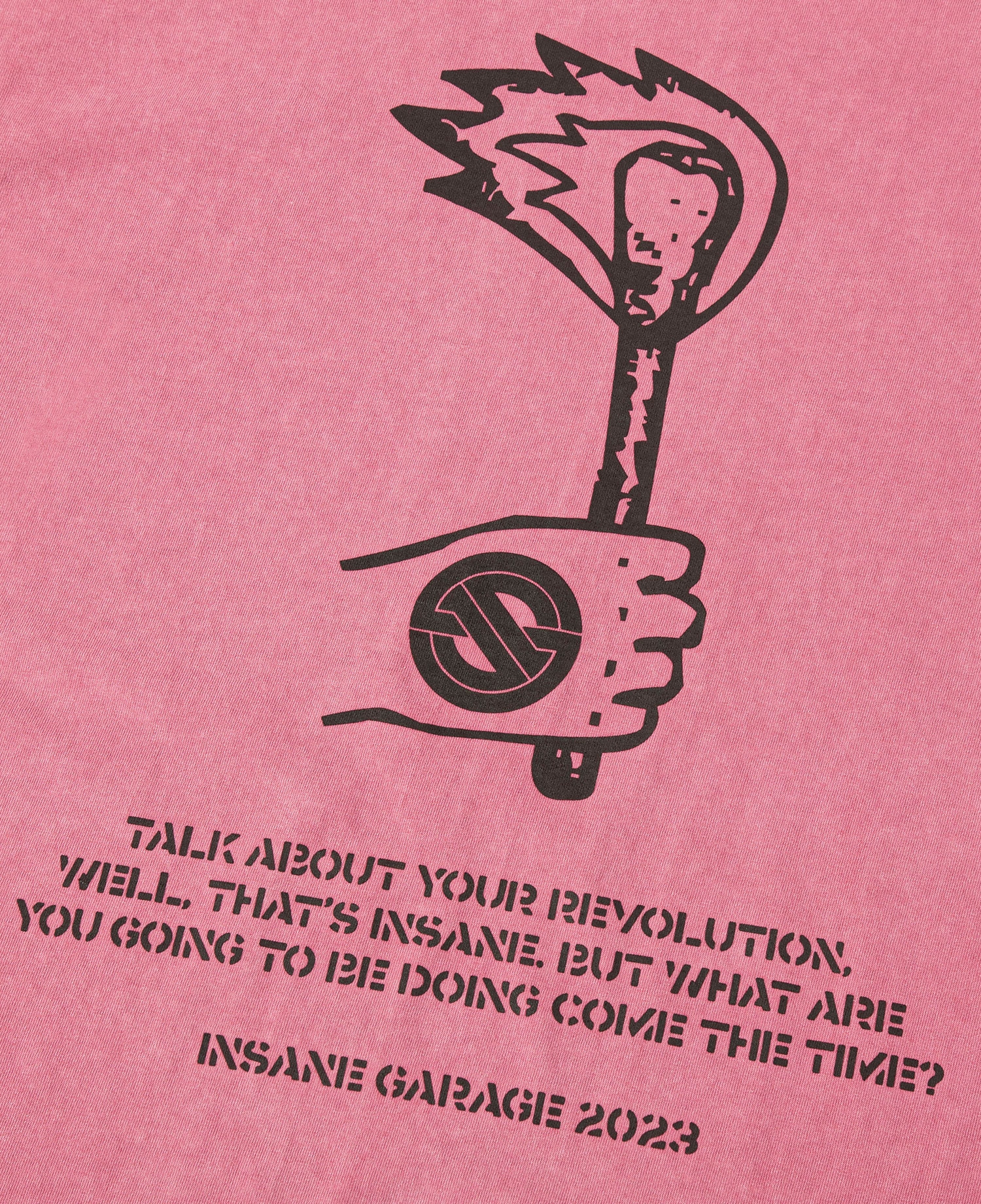 INSANE GARAGE REVOLUTION T-SHIRT_PINK