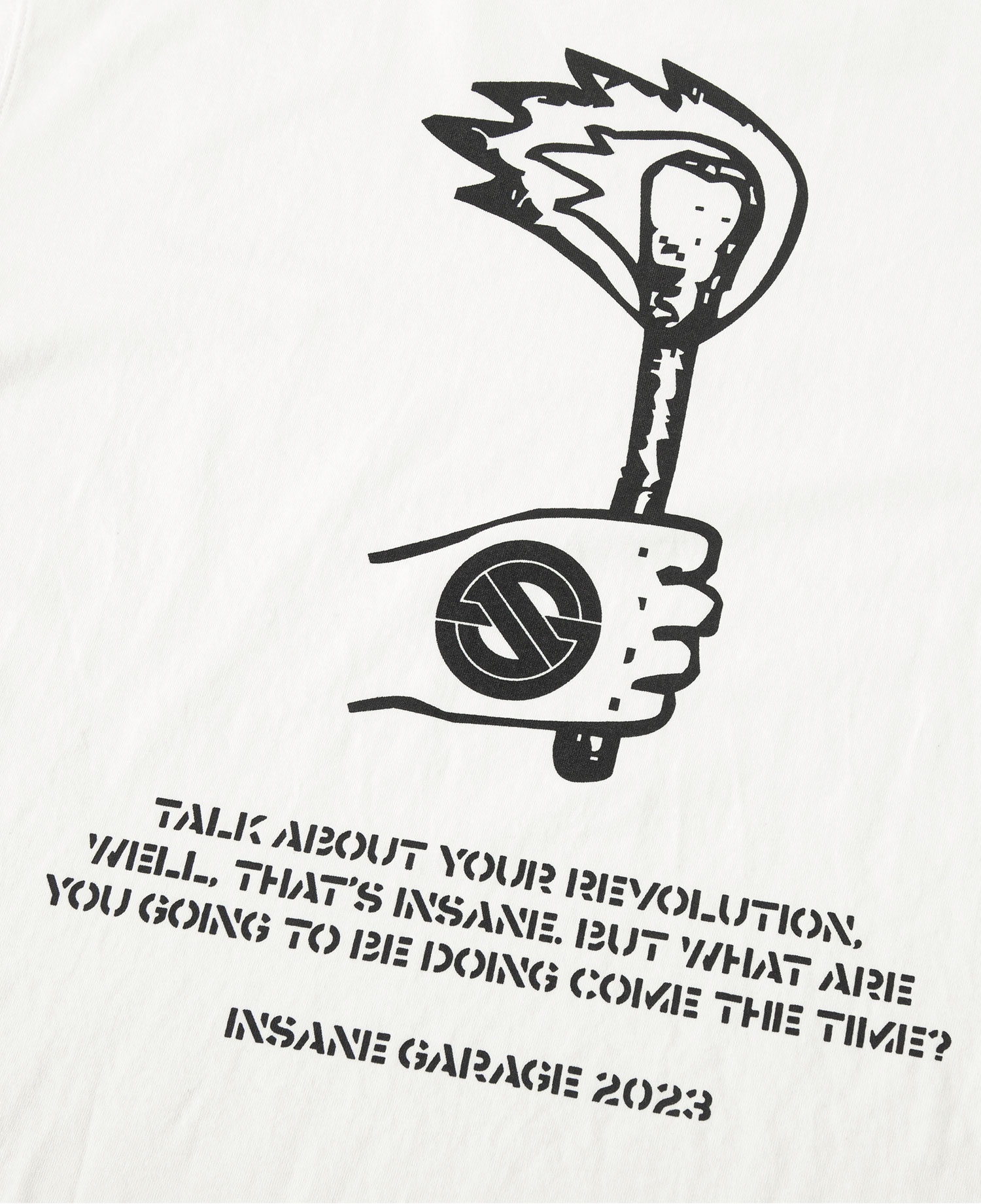 INSANE GARAGE REVOLUTION T-SHIRT_WHITE