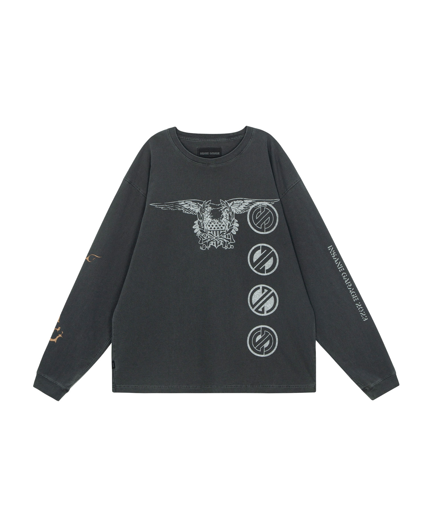 INSANE NEW EMBLEM LONG SLV T-SHIRT_BLACK