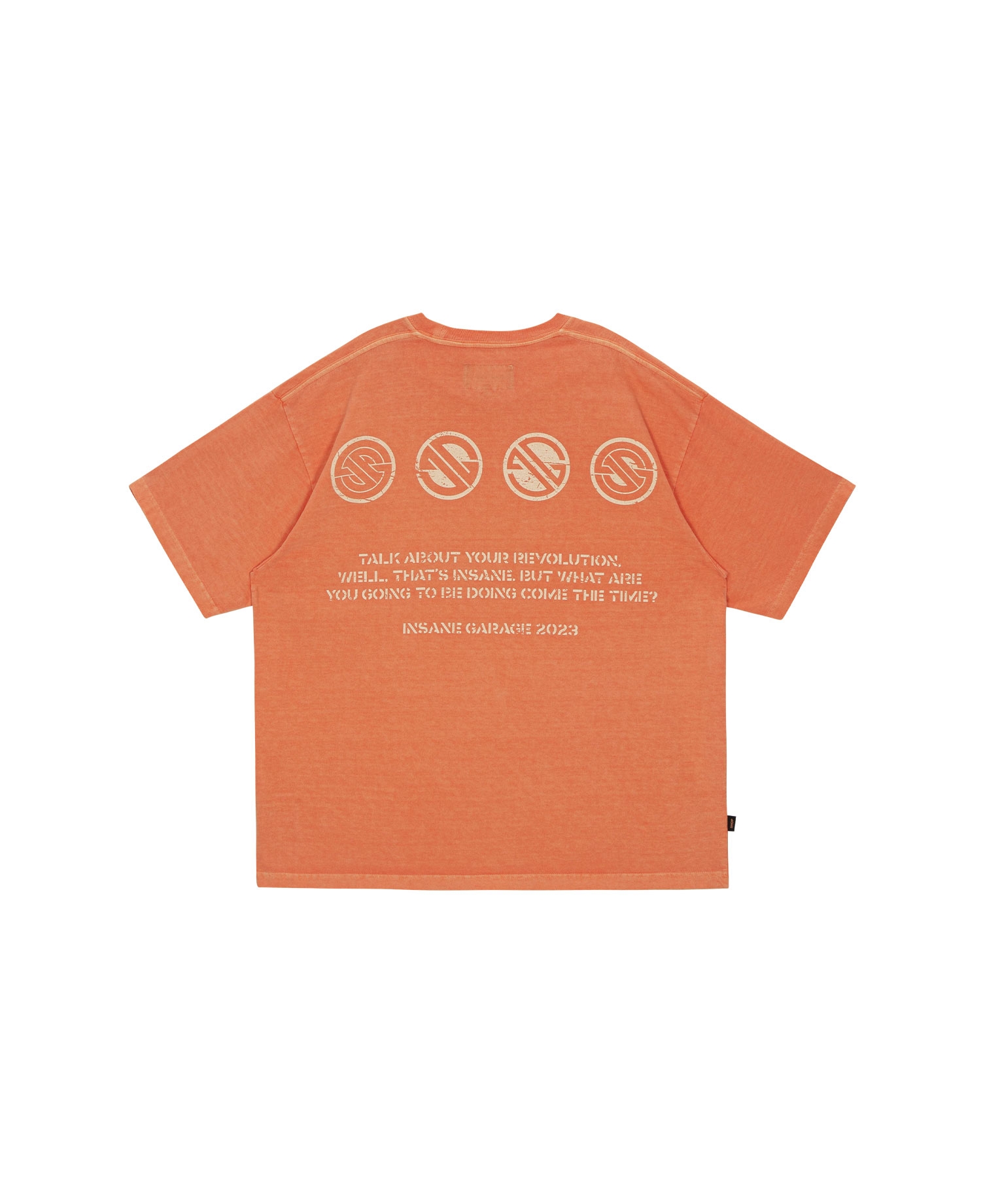 INSANE EAGLE T-SHIRT_ORANGE