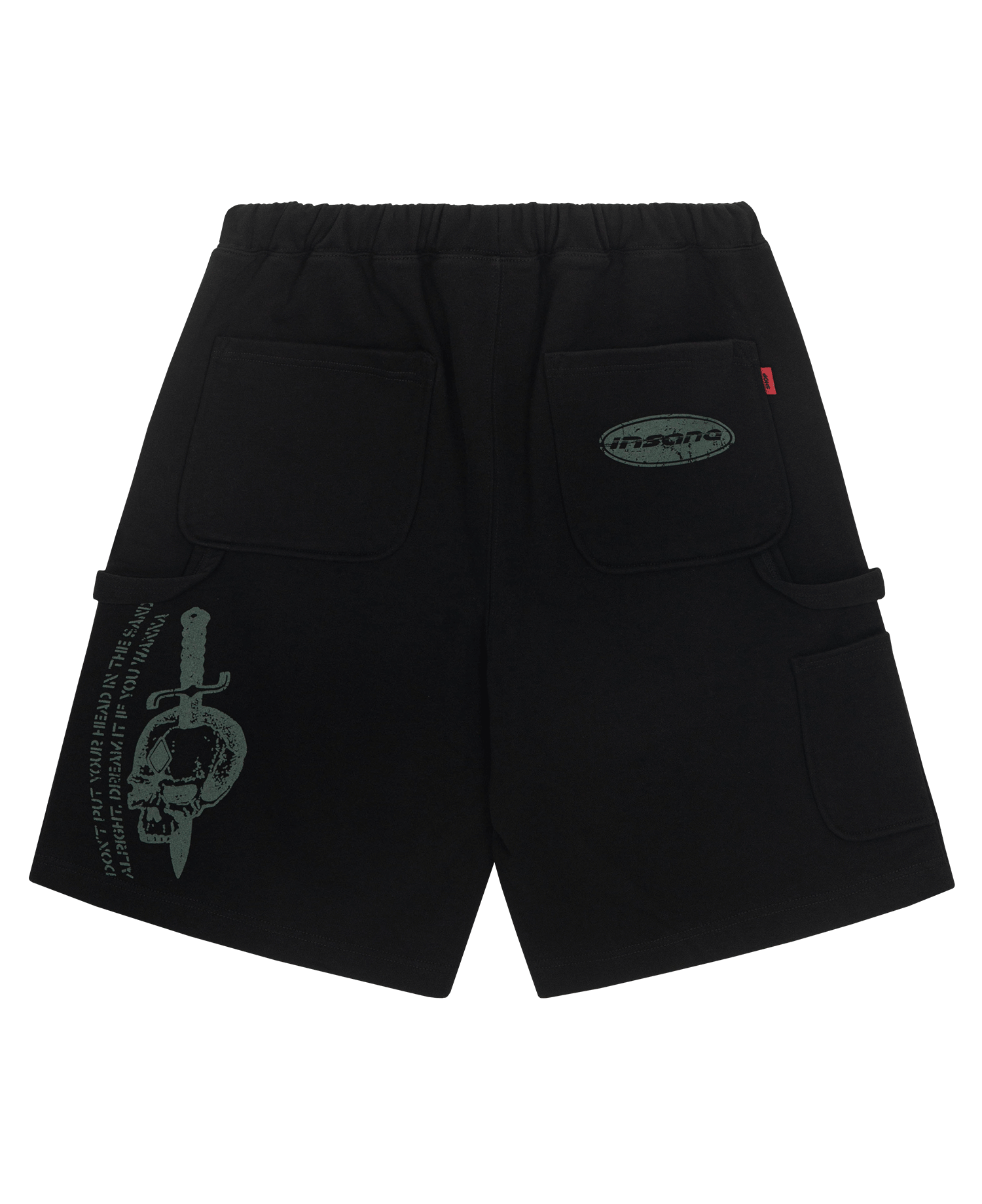 INSANE CARPENTER JERSEY SHORTS_BLACK