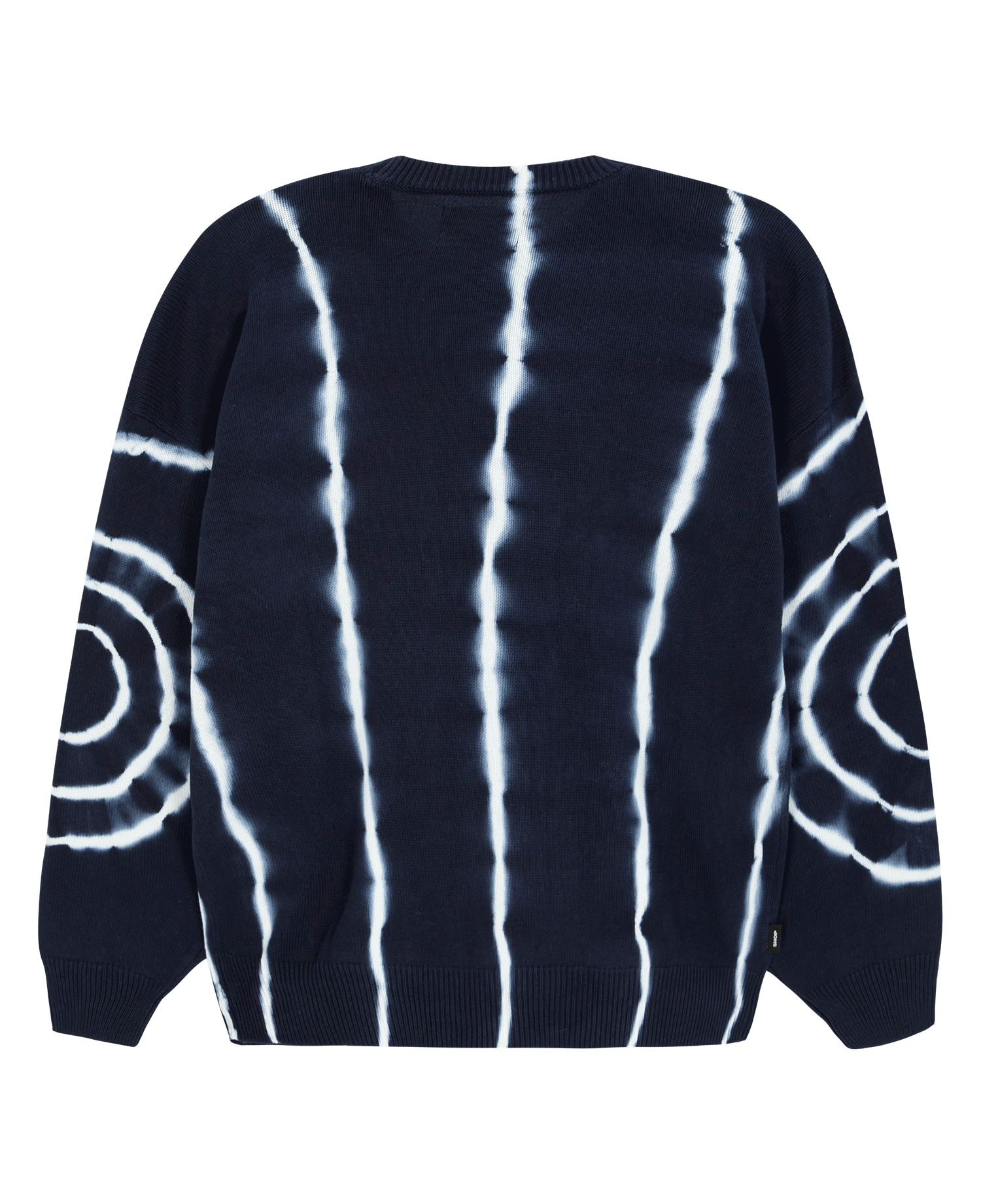 INSANE TIE DYE KNIT PULLOVER_NAVY