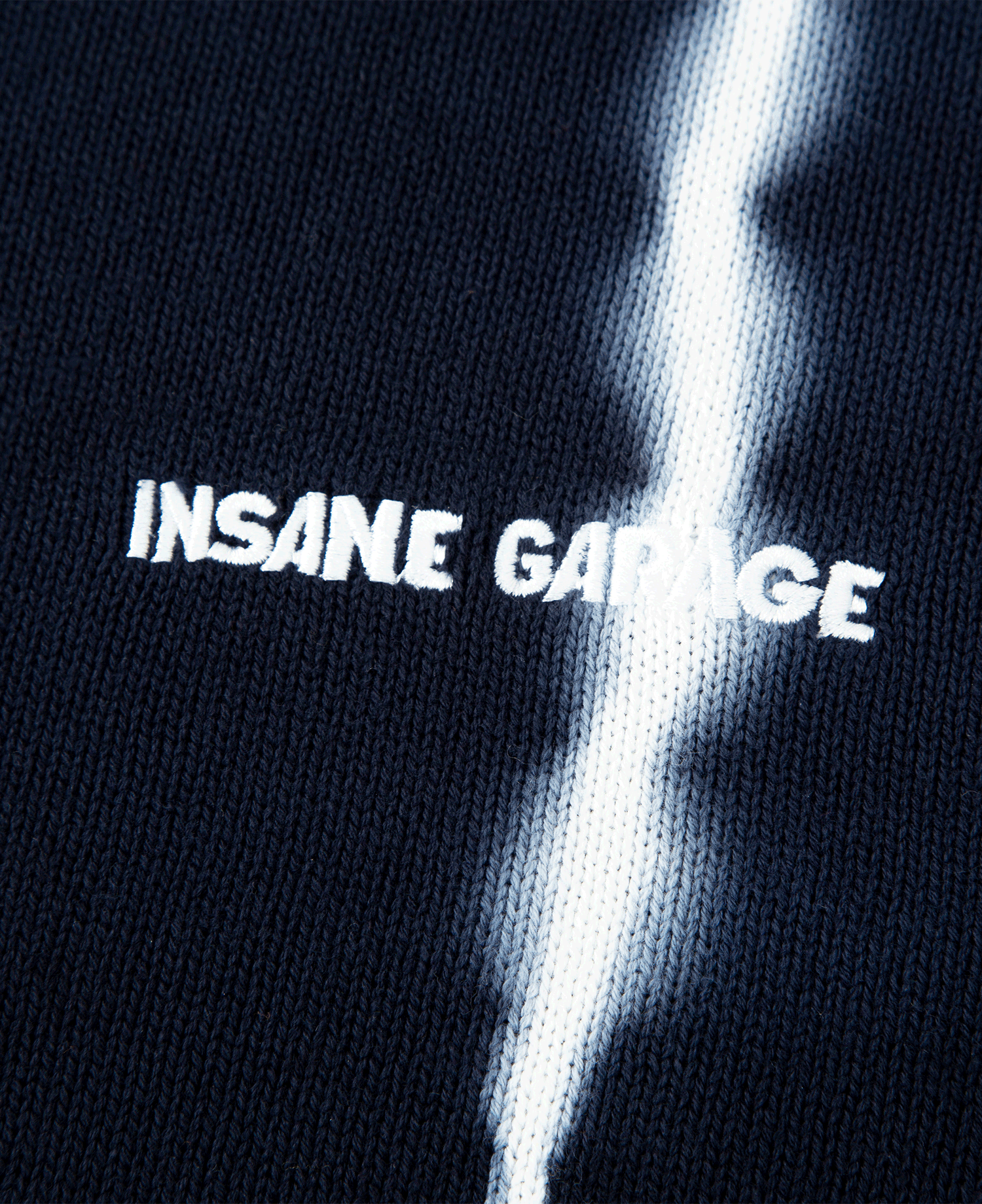 INSANE TIE DYE KNIT PULLOVER_NAVY