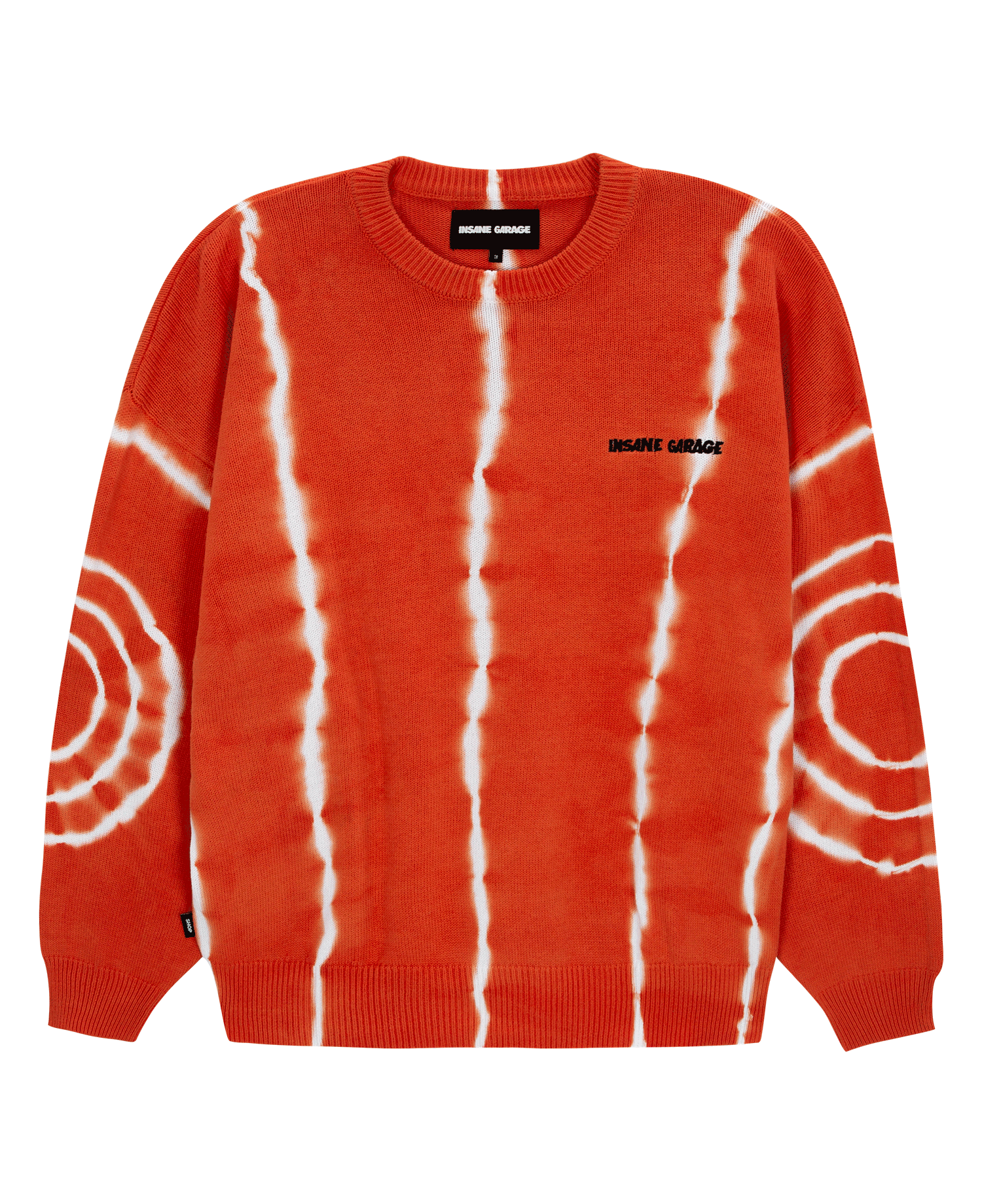 INSANE TIE DYE KNIT PULLOVER_ORANGE