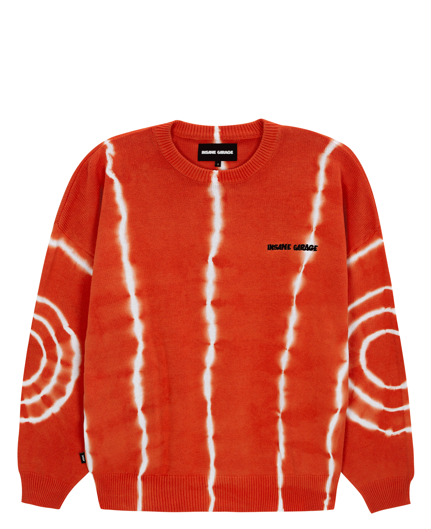 INSANE TIE DYE KNIT PULLOVER_ORANGE