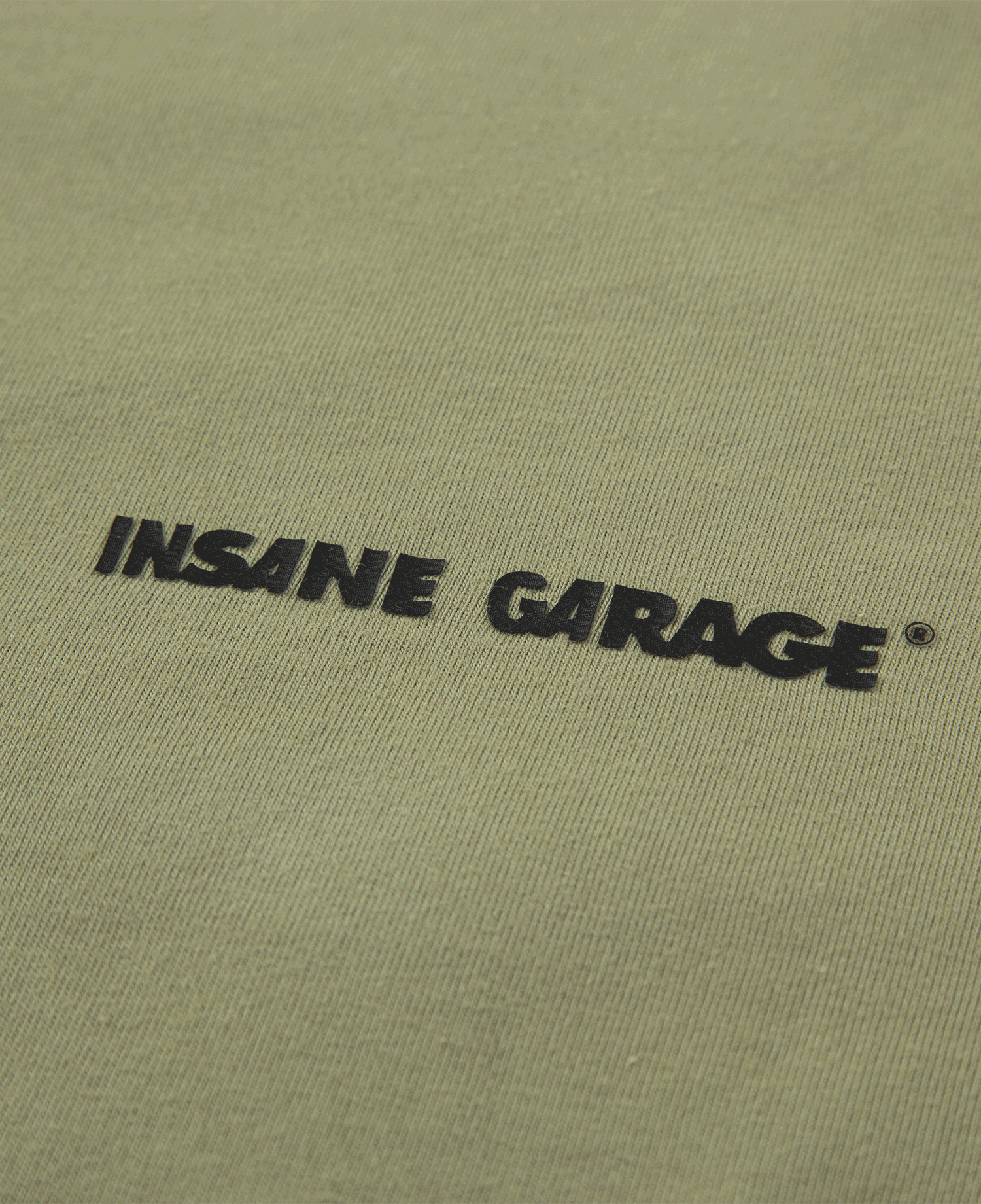 INSANE CONSTRUCTED OVERLOCKED T-SHIRT_FATIGUE GREEN