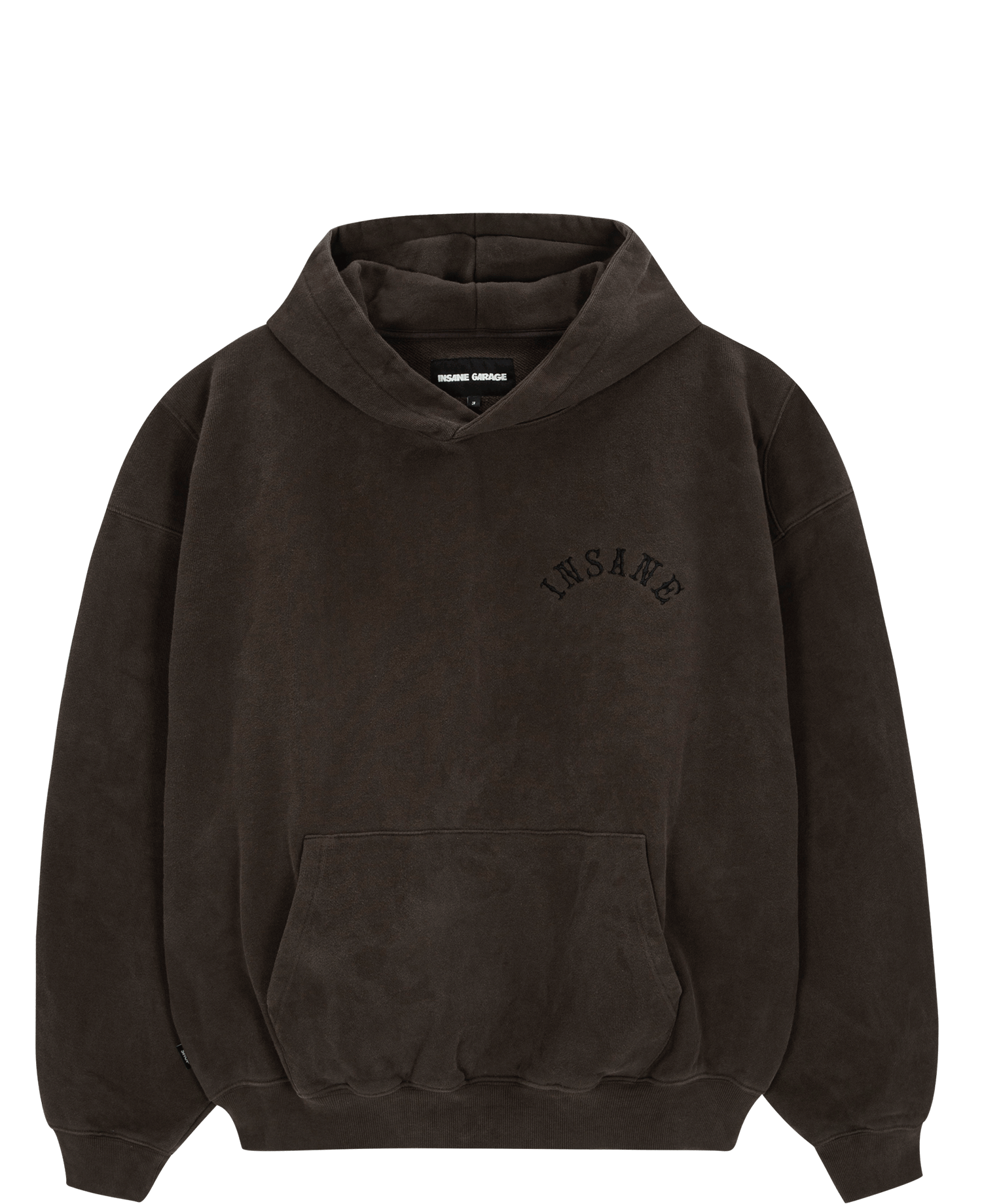 INSANE BASIC HOODIE_BROWN