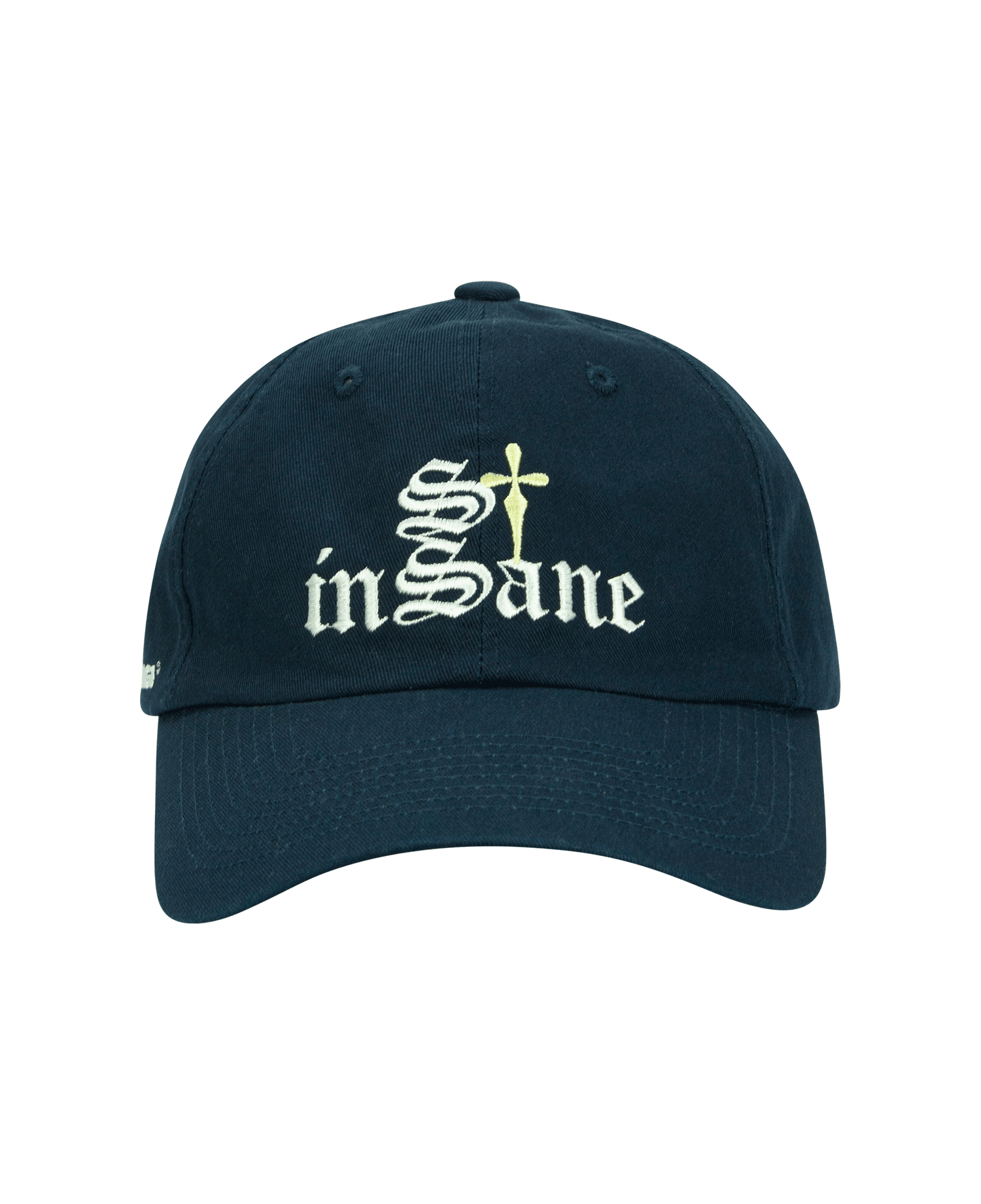 INSANE CROSS BALL CAP_NAVY