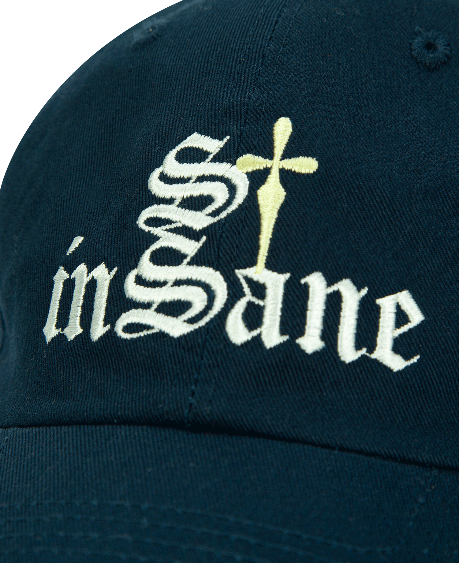 INSANE CROSS BALL CAP_NAVY