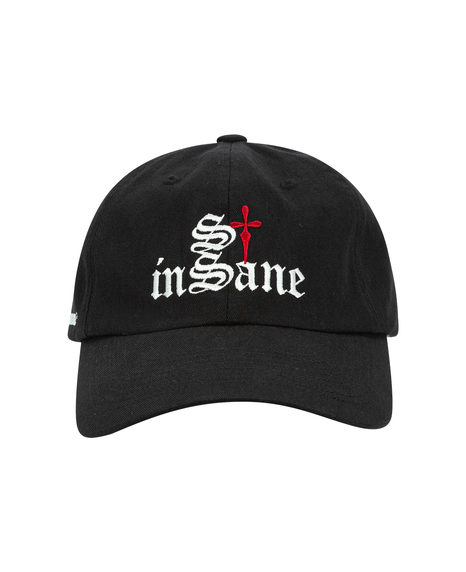 INSANE CROSS BALL CAP_BLACK