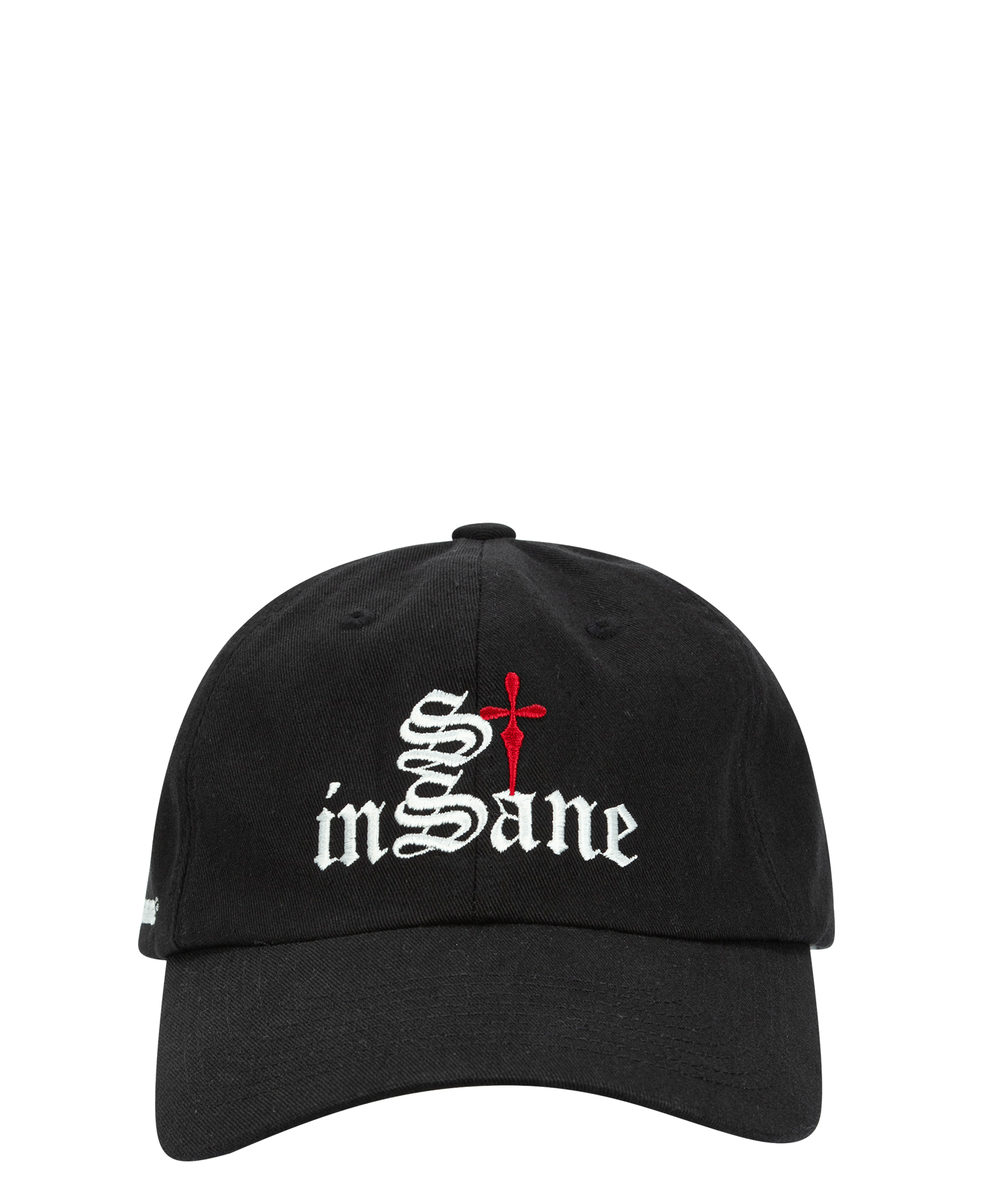 INSANE CROSS BALL CAP_BLACK