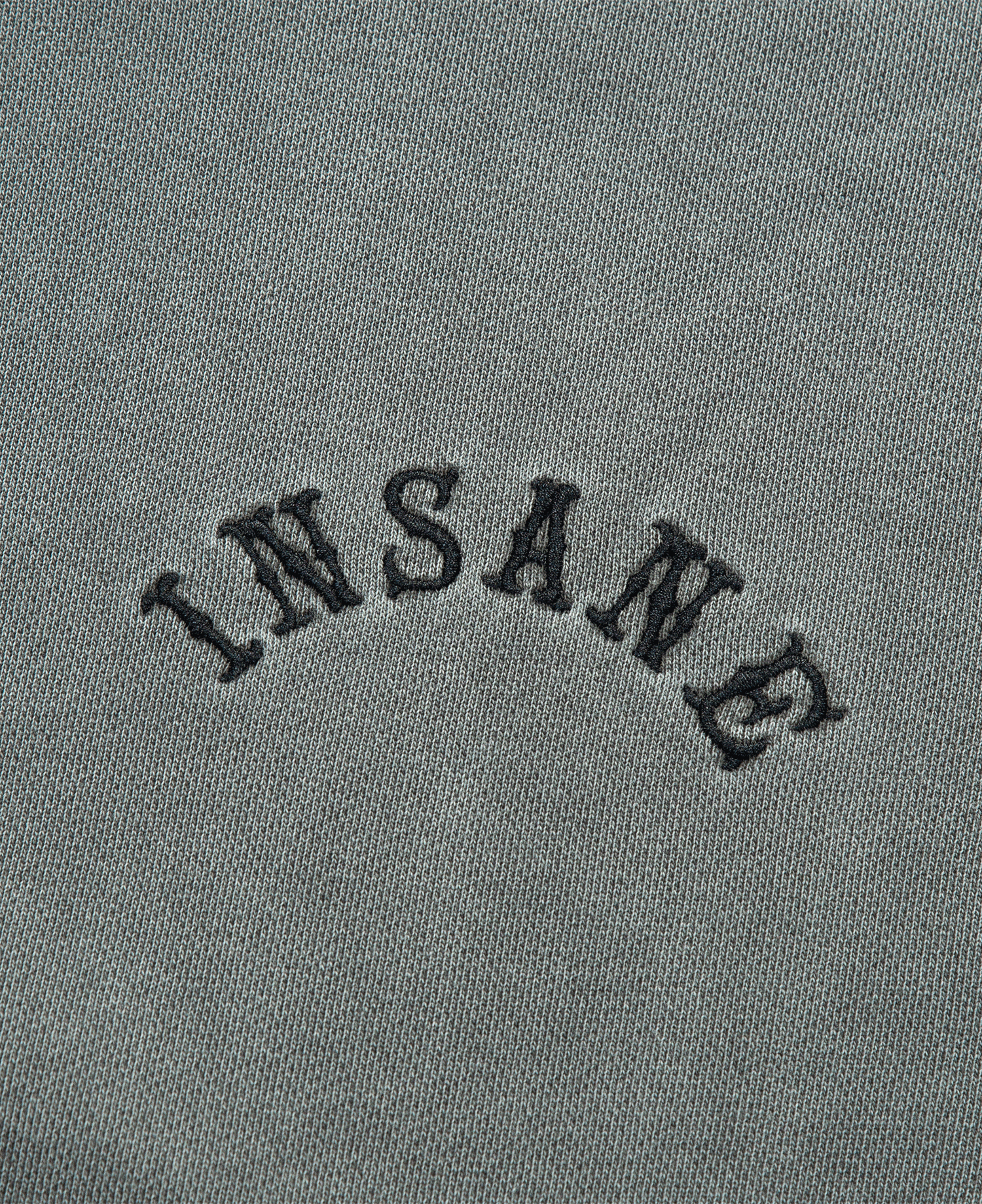 INSANE PADDED SHOULDER HOODIE_CHARCOAL