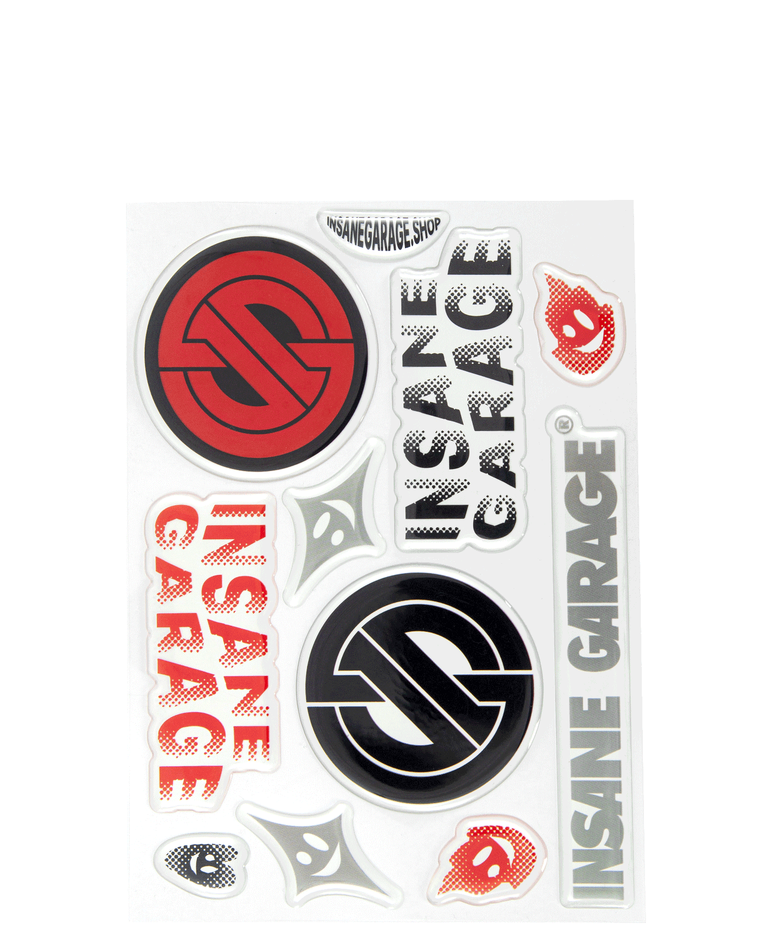 INSANE EMBLEM EPOXY STICKER_MULTI