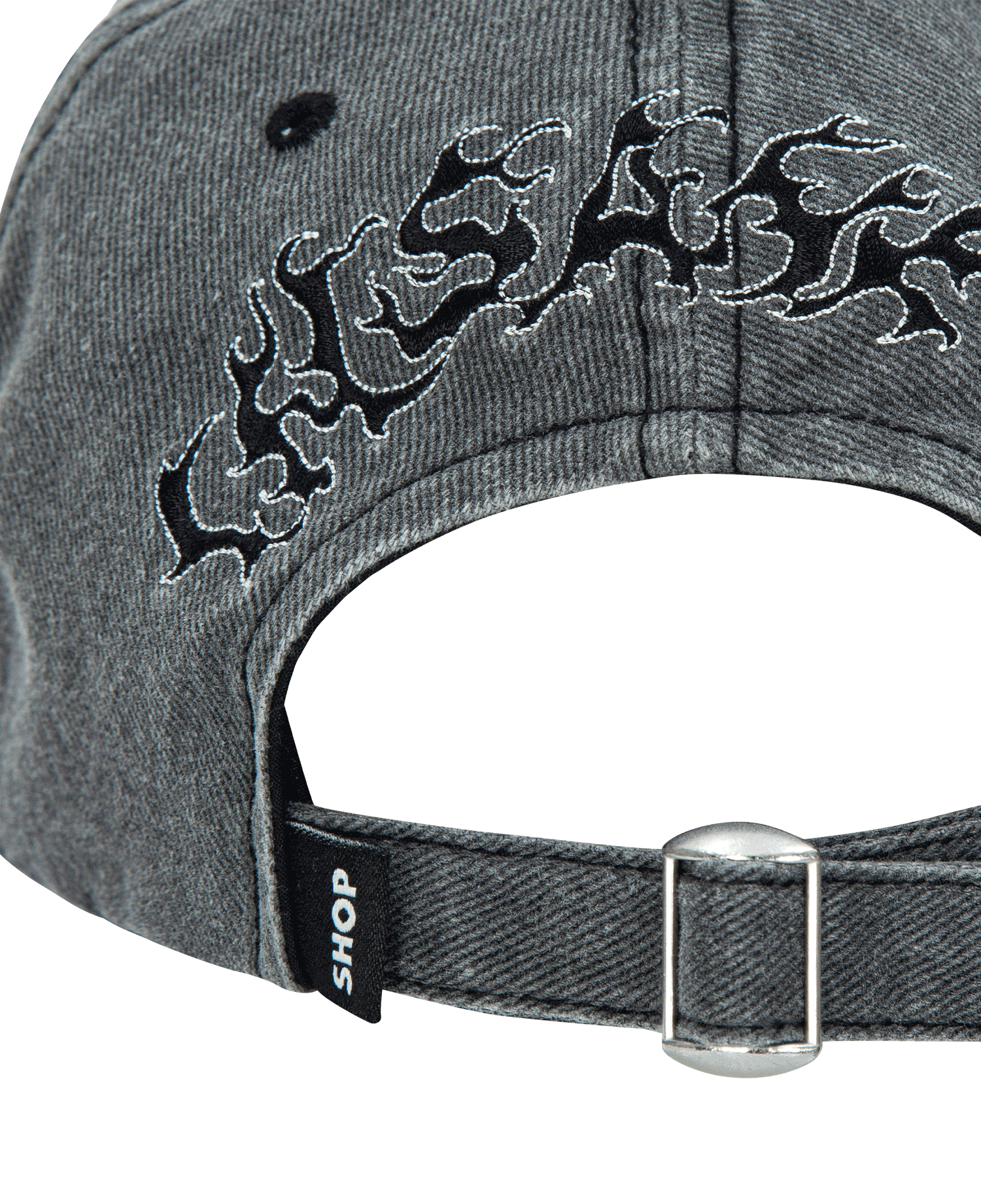 INSANE GRUNGE PATCH BALL CAP_CHARCOAL