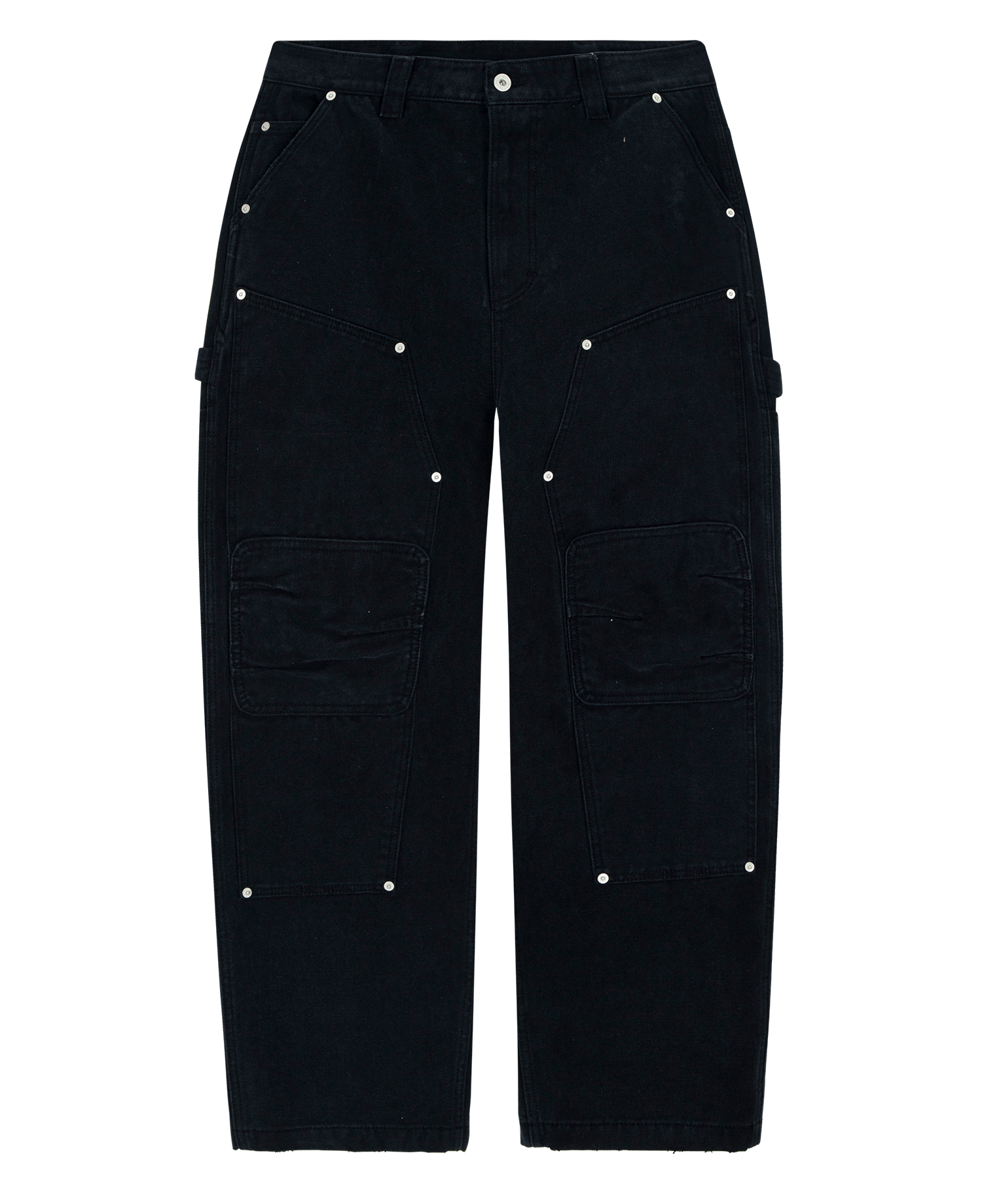 INSANE DOUBLE-KNEE WORKPANTS_BLACK