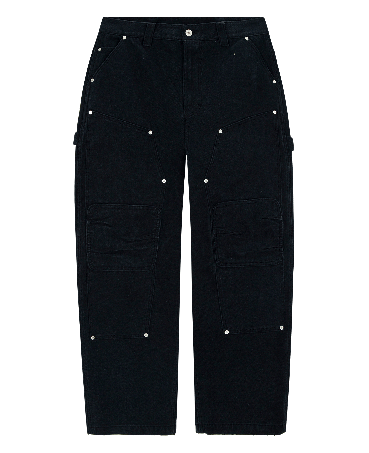 INSANE DOUBLE-KNEE WORKPANTS_BLACK