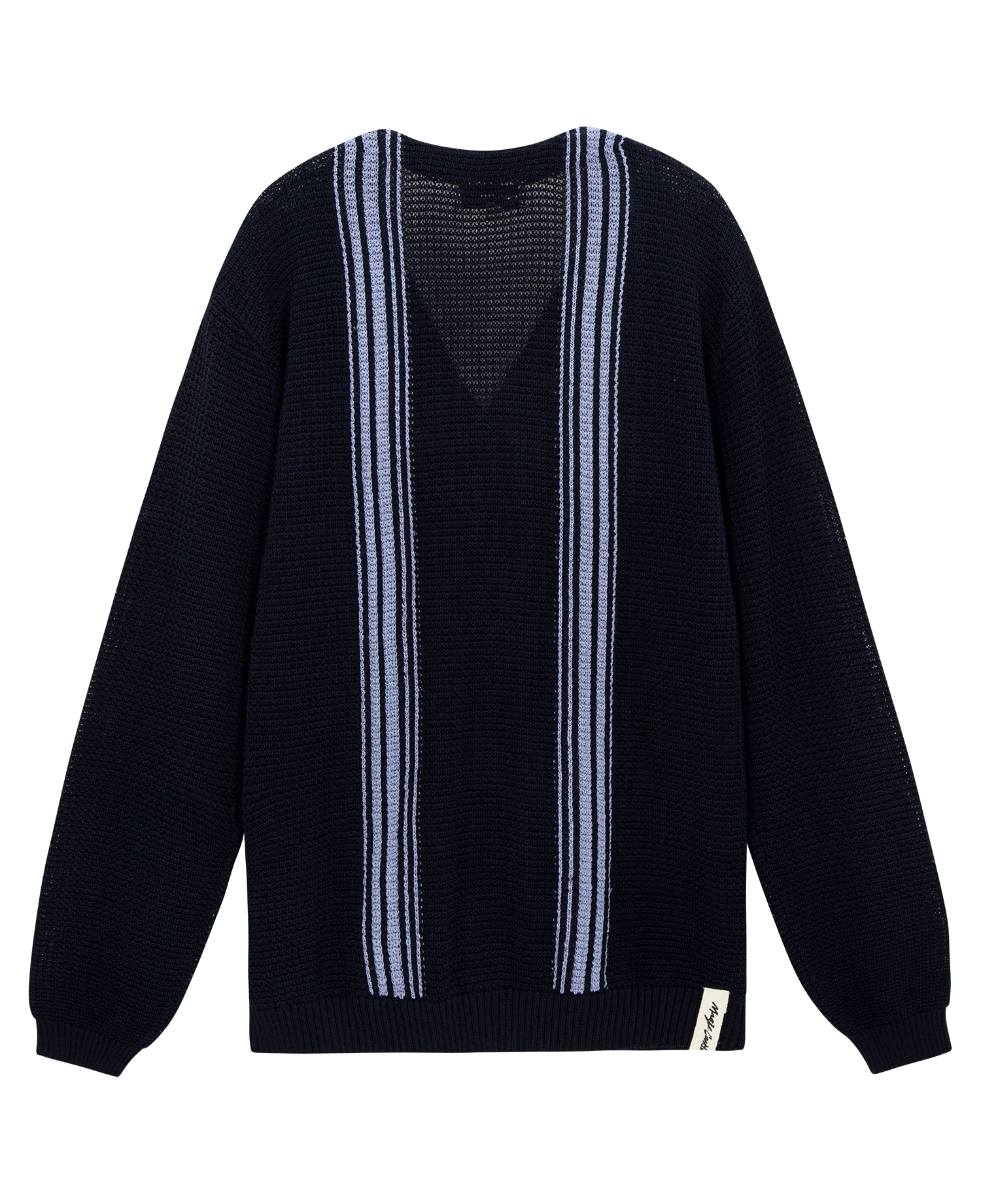 MESH CARDIGAN_NAVY