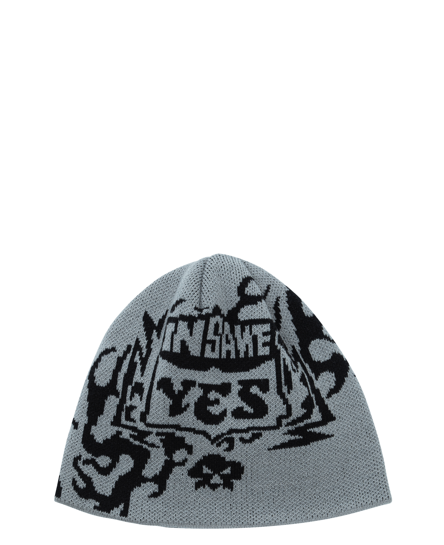 JAQUARD BEANIE_GREY