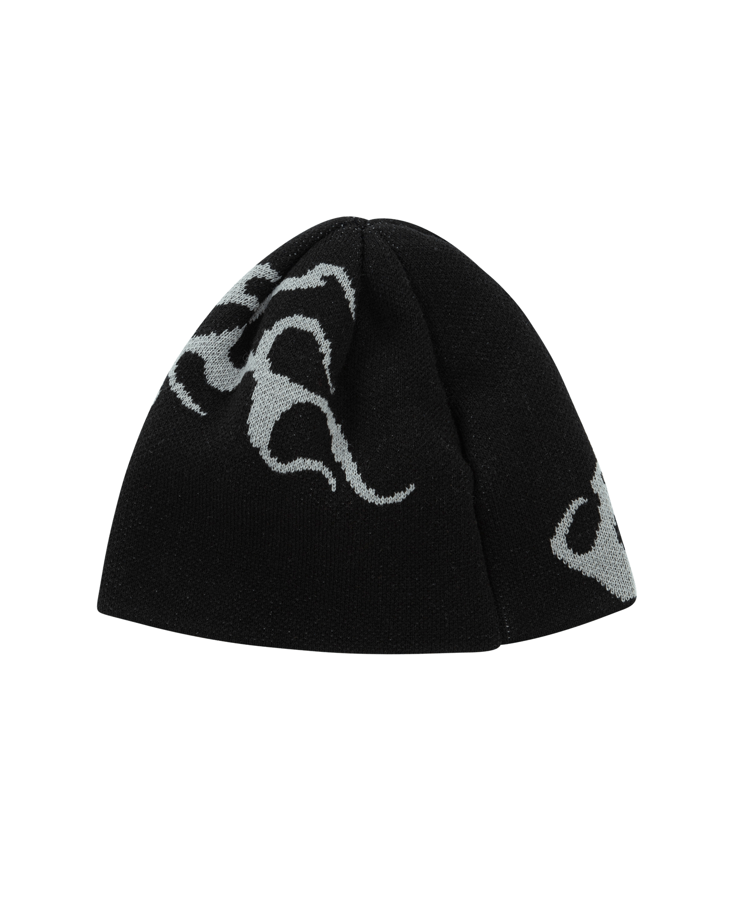 JAQUARD BEANIE_BLACK