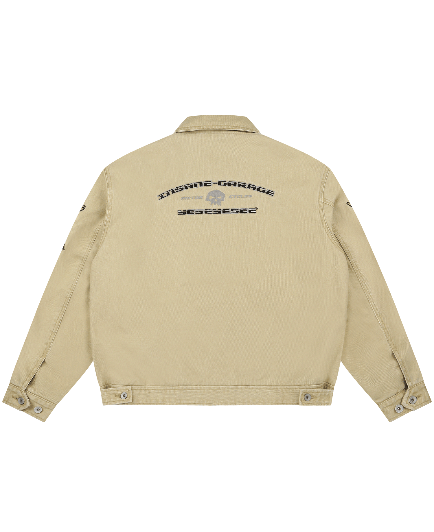 HEAVY TWILL JACKET_LIGHT BEIGE