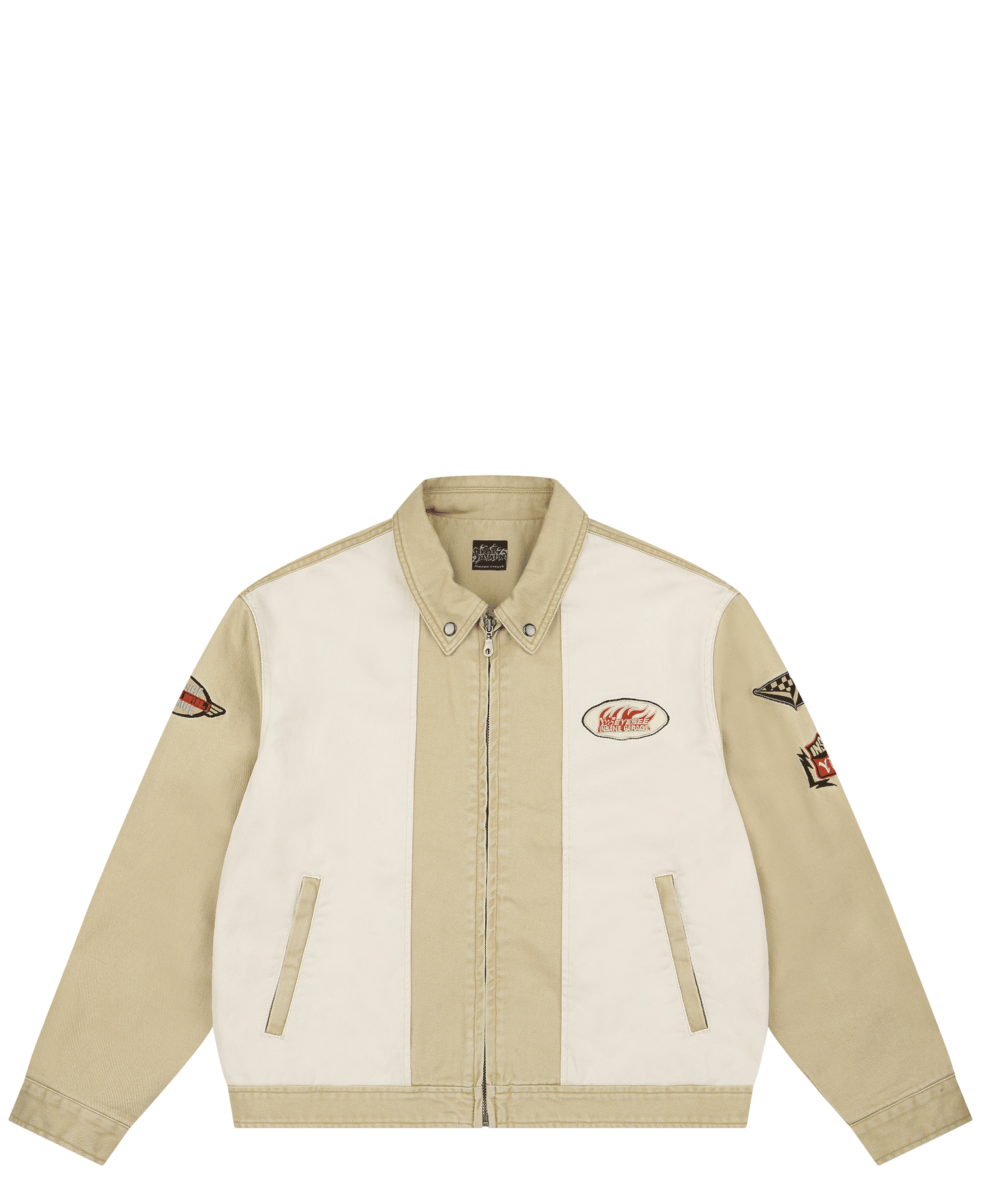 HEAVY TWILL JACKET_LIGHT BEIGE