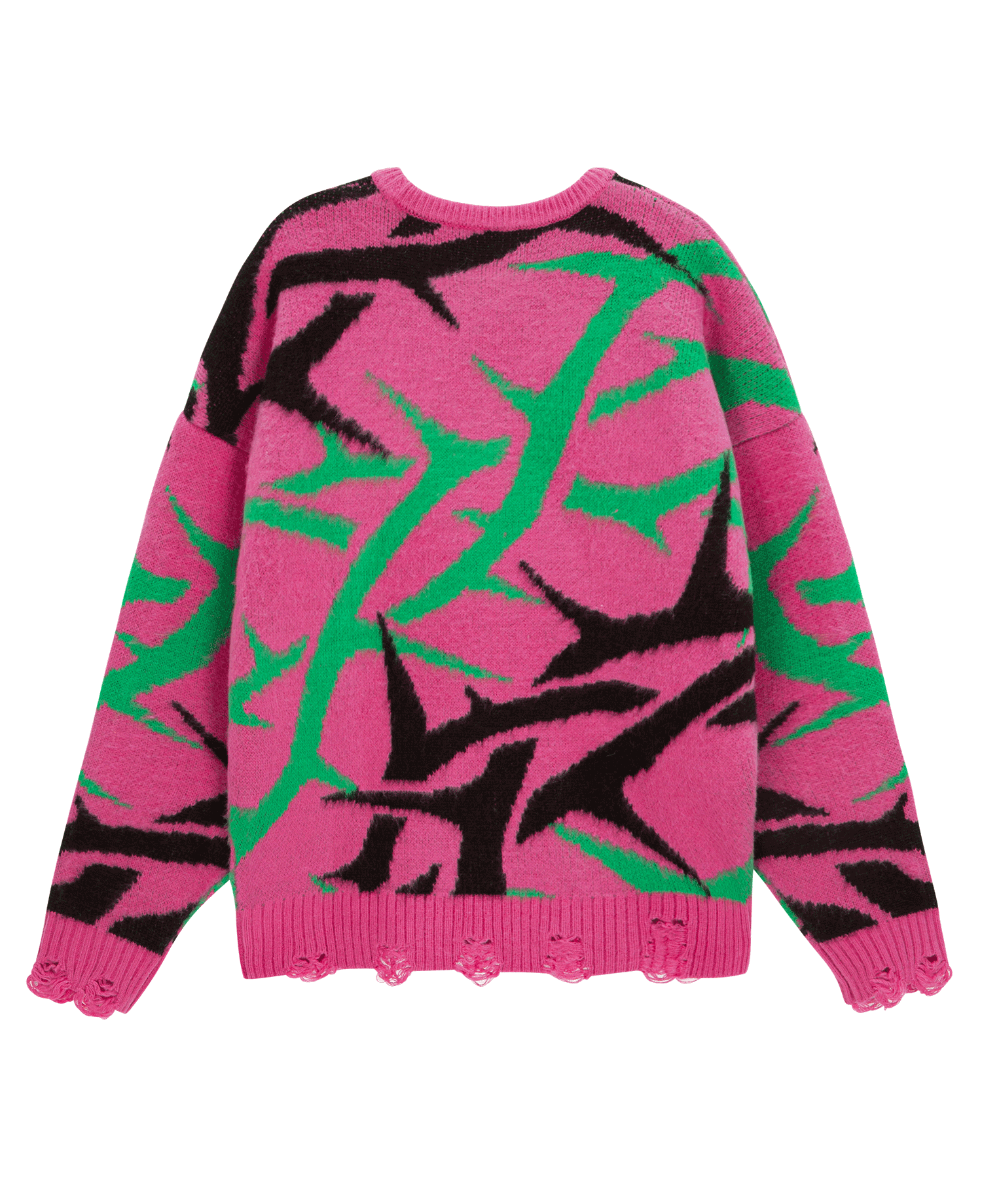 INSANE TRIBAL BRUSHED SWEATER_PINK