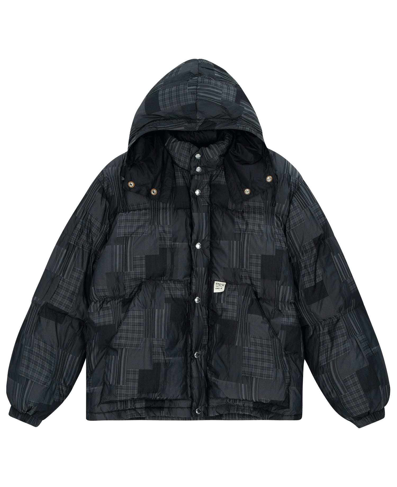 INSANE HOODED DOWN JACKET_BLACK