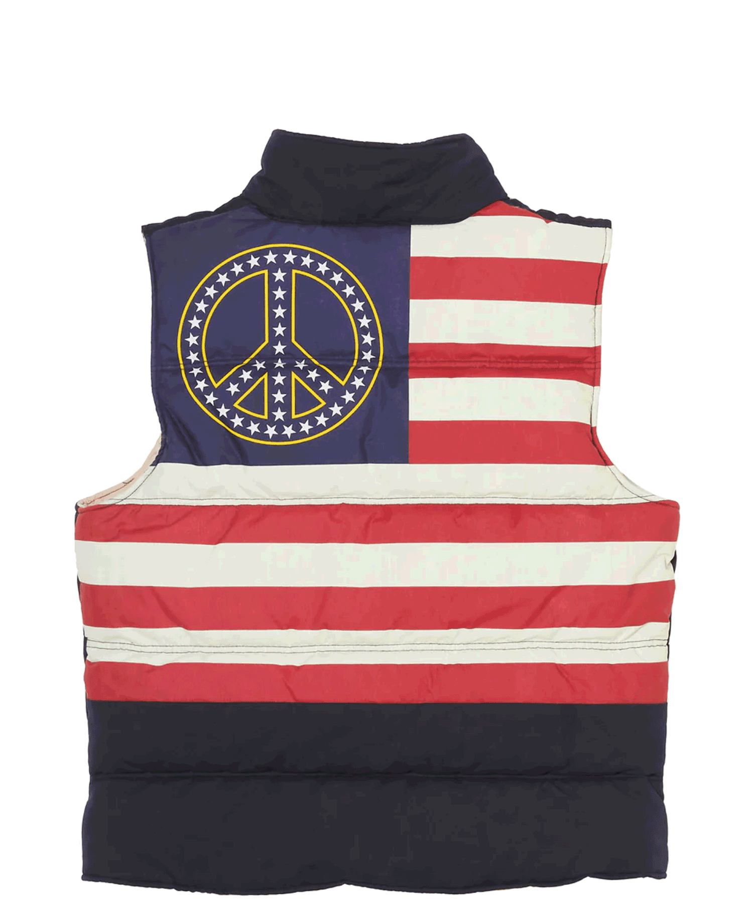 STAR PEACE FLAG VEST_NAVY