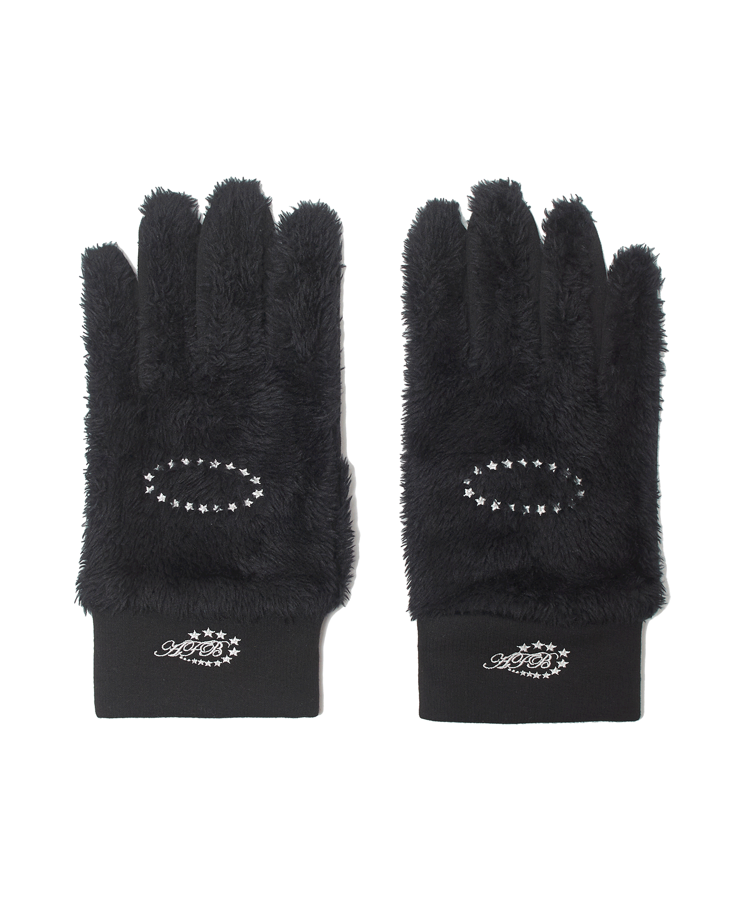 FUR GLOVE_BLACK