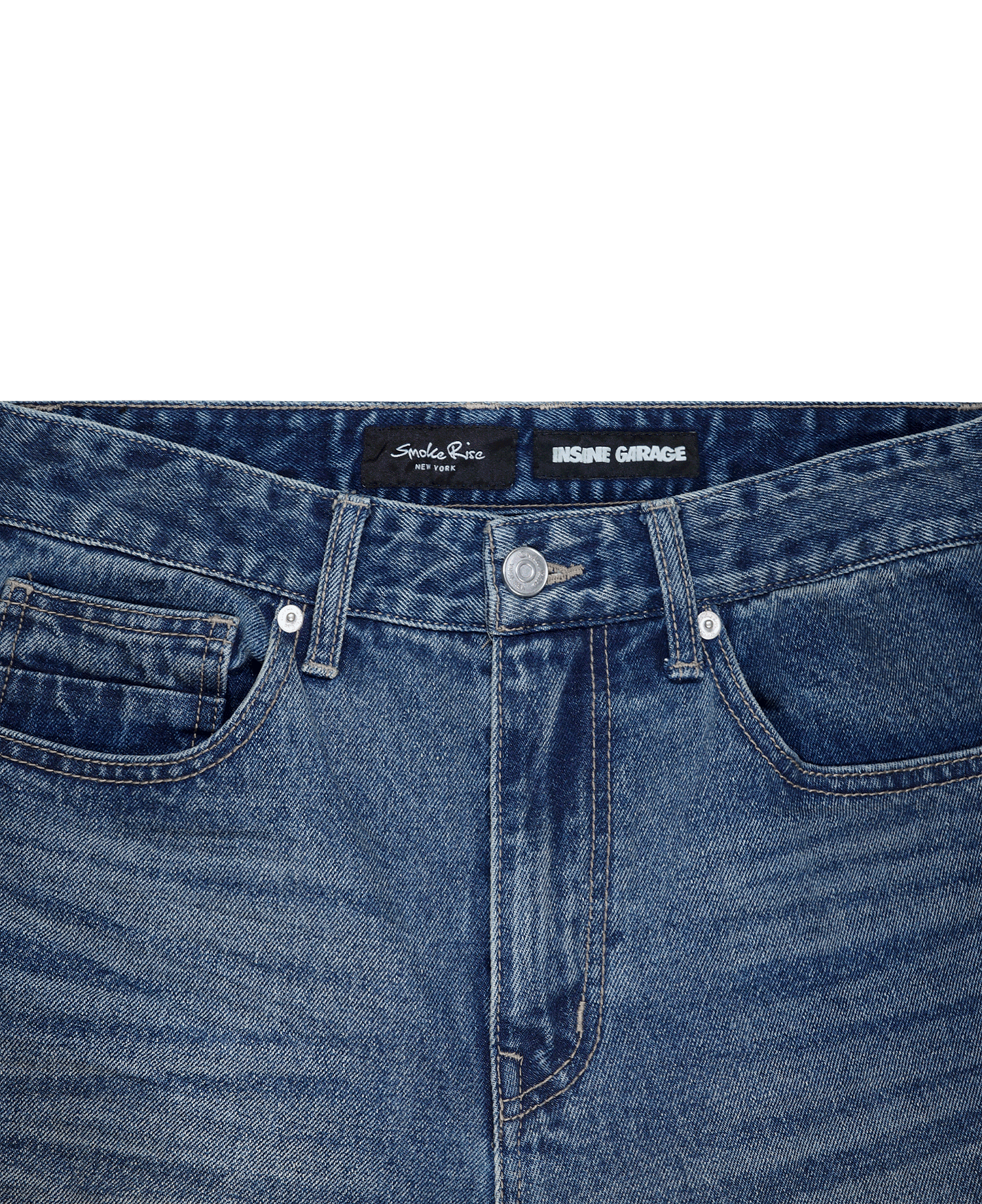 EMBROIDERED PATCHES JEANS_FORDHAM BLUE