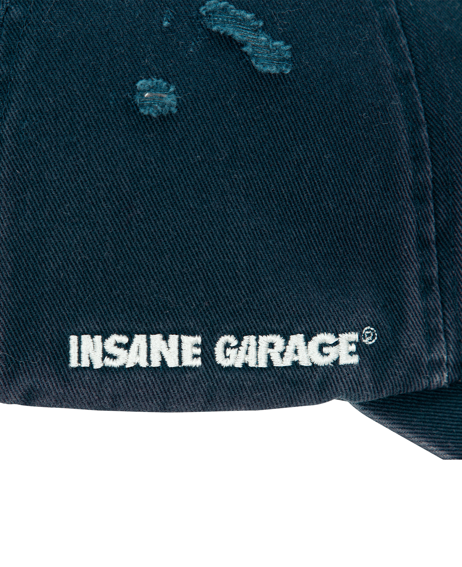 INSANE CROSS GRUNGE BALL CAP_NAVY