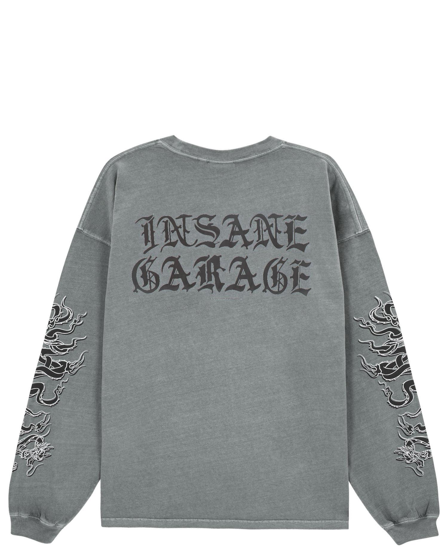 INSANE DRAGON LONG SLV_CHARCOAL