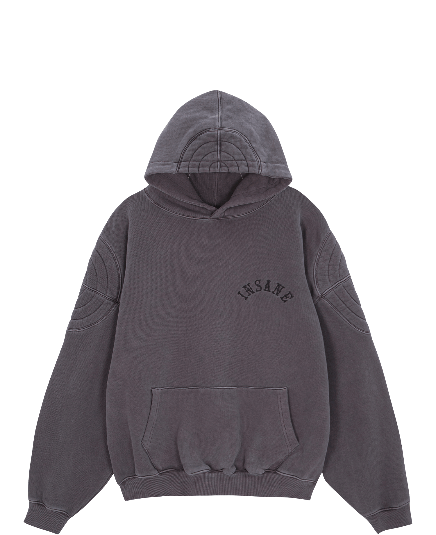 INSANE PADDED SHOULDER HOODIE_PURPLE