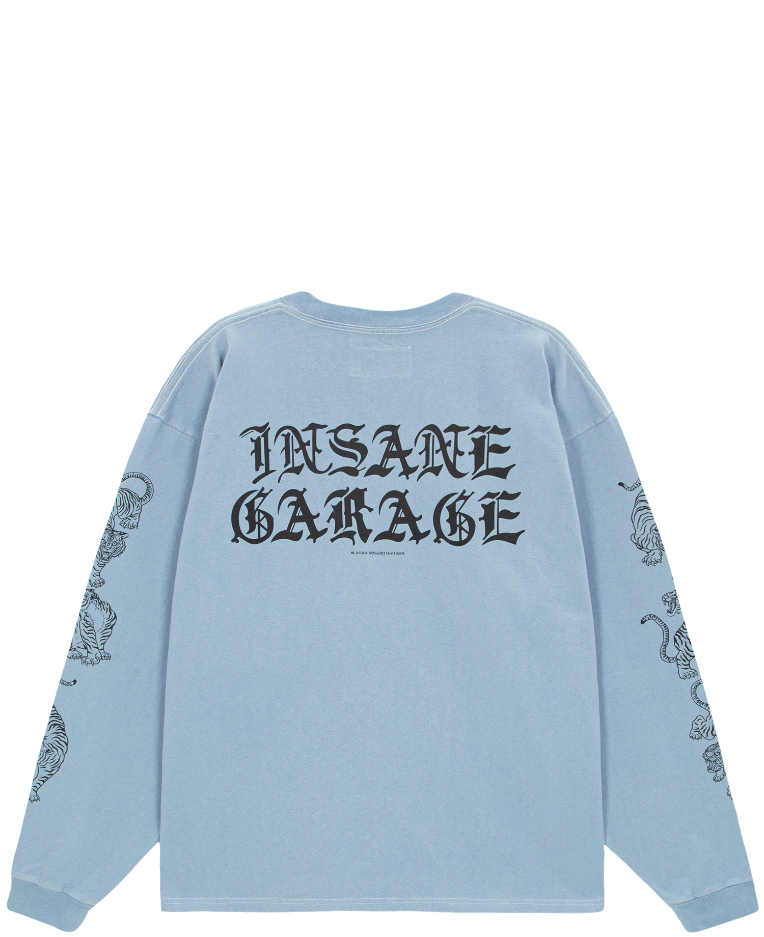 INSANE TIGER LONG SLV_LIGHT BLUE