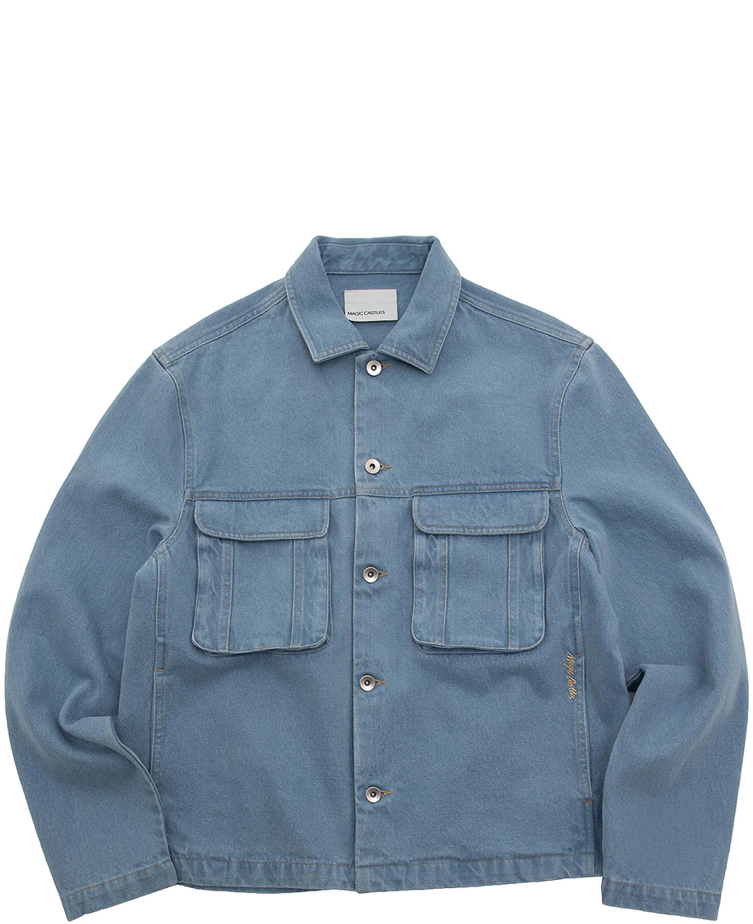 MAGIC CASTLES POCKET OVERSHIRT_BLUE