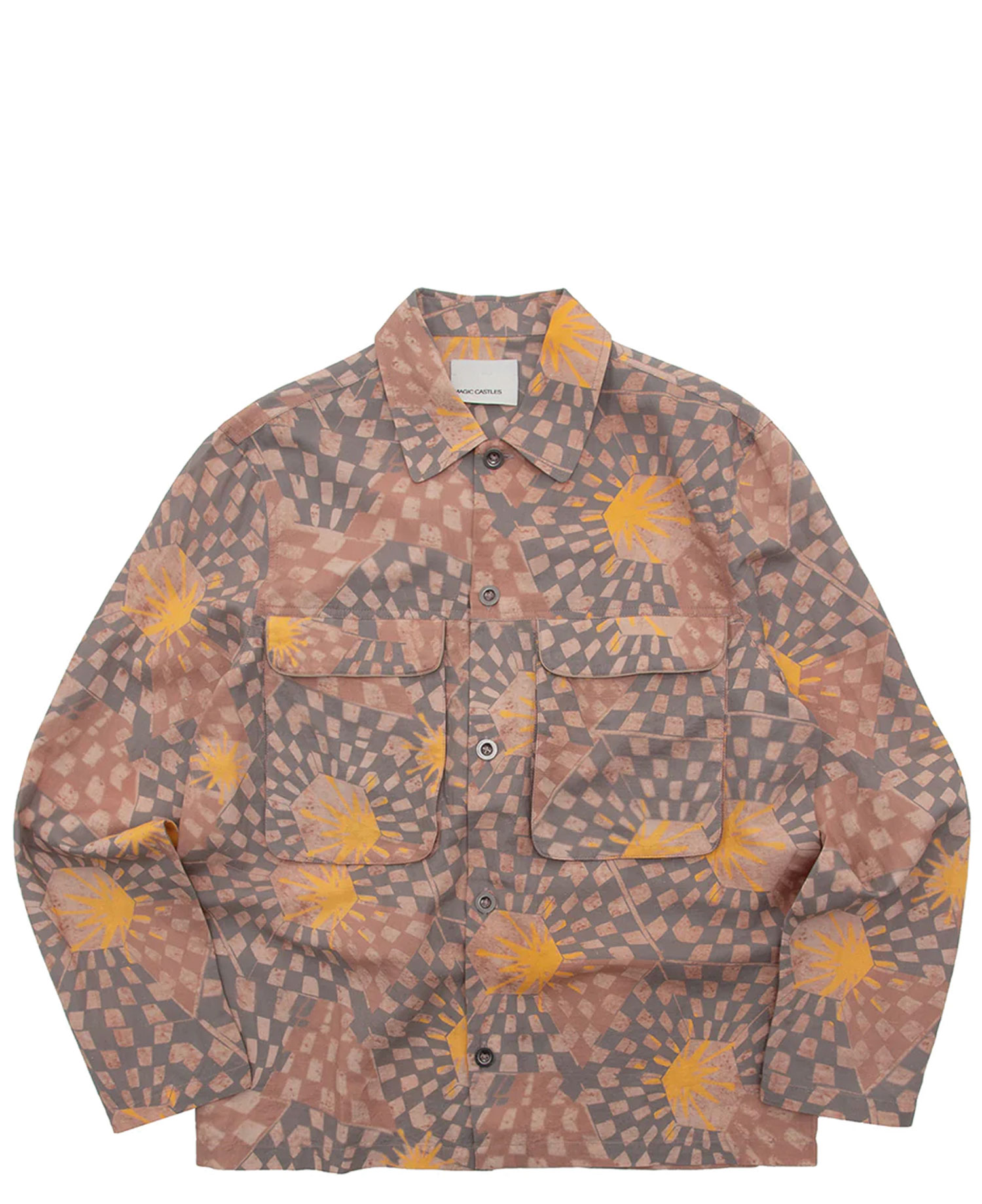 MAGIC CASTLES POCKET OVERSHIRT_CARAMEL