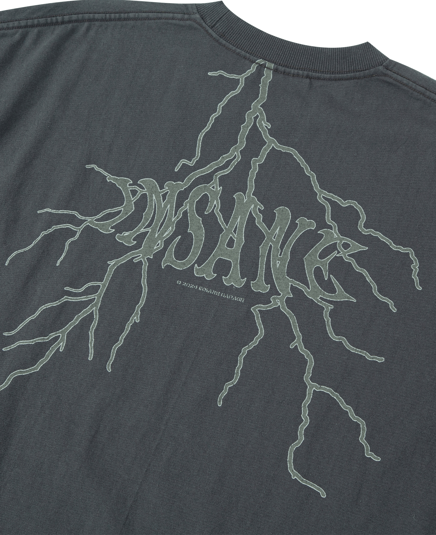 INSANE WASHED GRAPHIC T-SHIRT_CHARCOAL