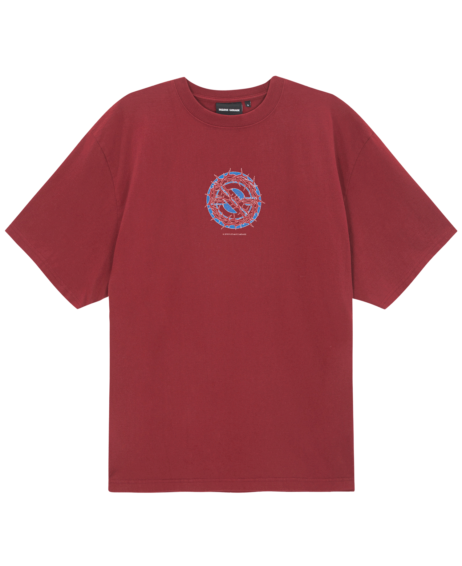 INSANE WASHED GRAPHIC T-SHIRT_RED