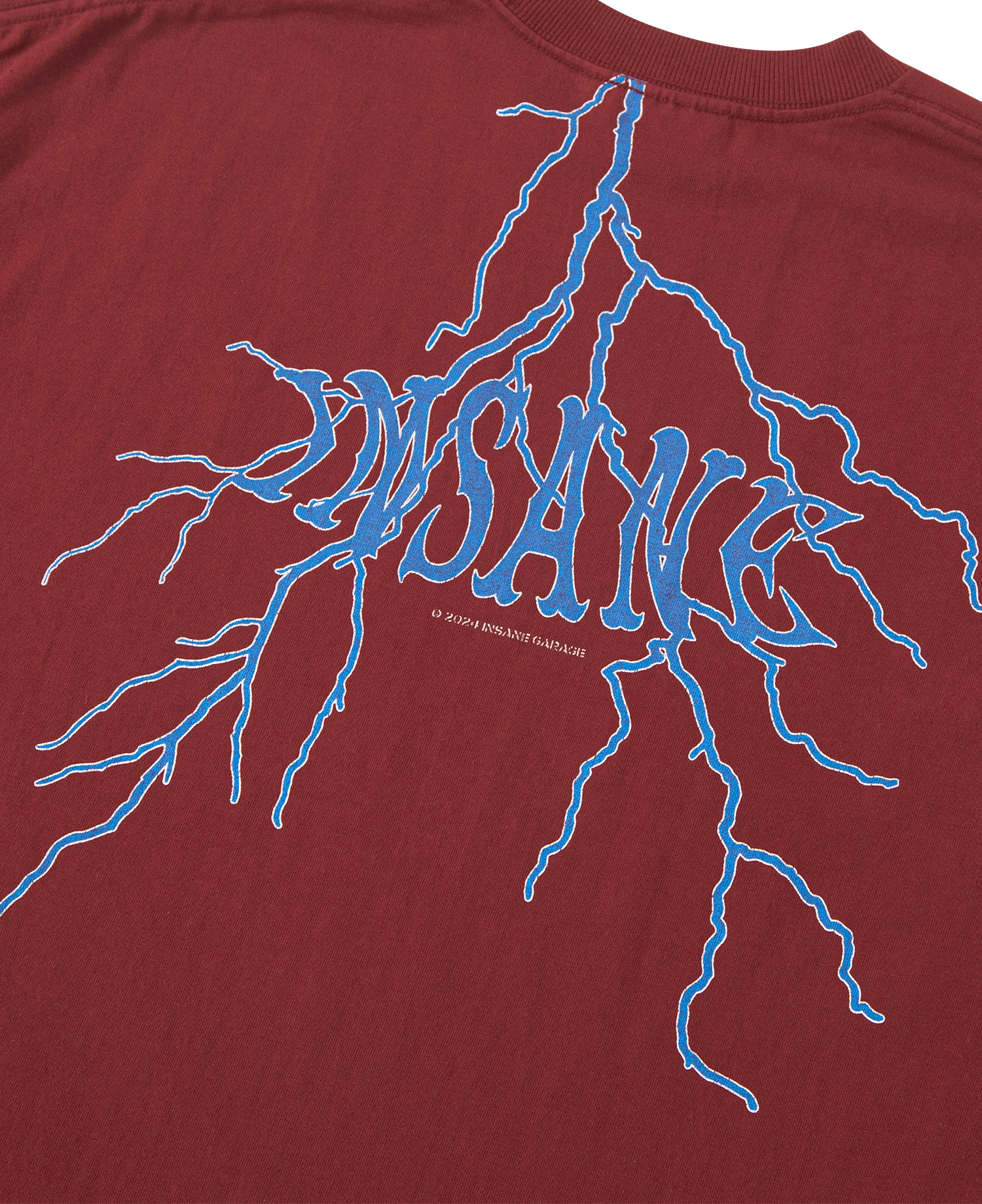 INSANE WASHED GRAPHIC T-SHIRT_RED