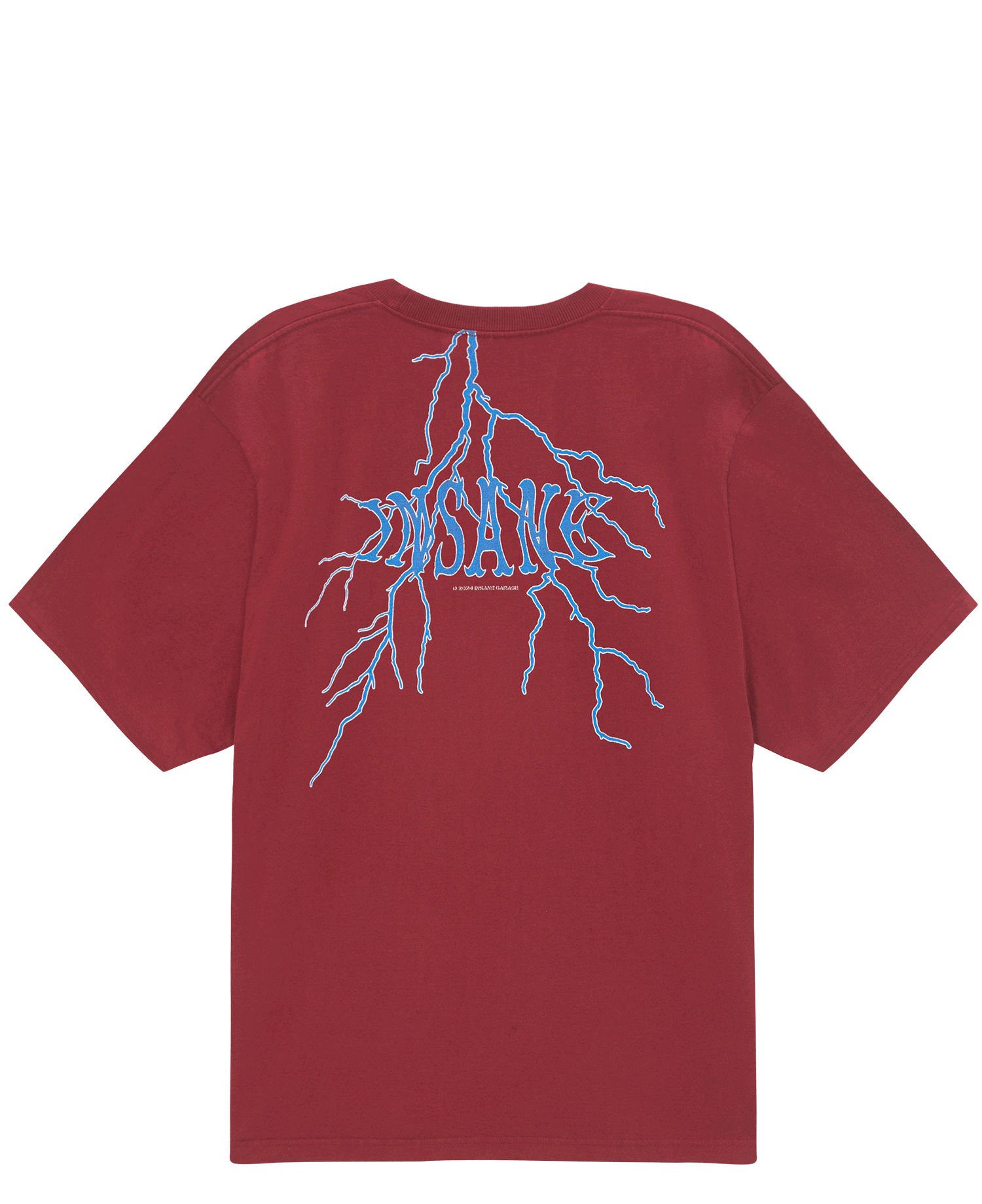 INSANE WASHED GRAPHIC T-SHIRT_RED