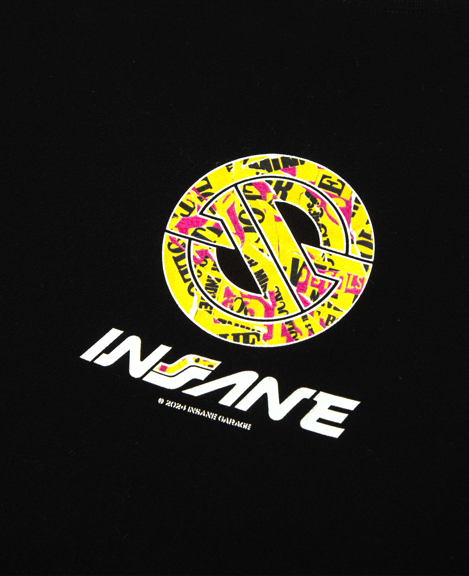 INSANE WASHED GRAPHIC T-SHIRT_BLACK