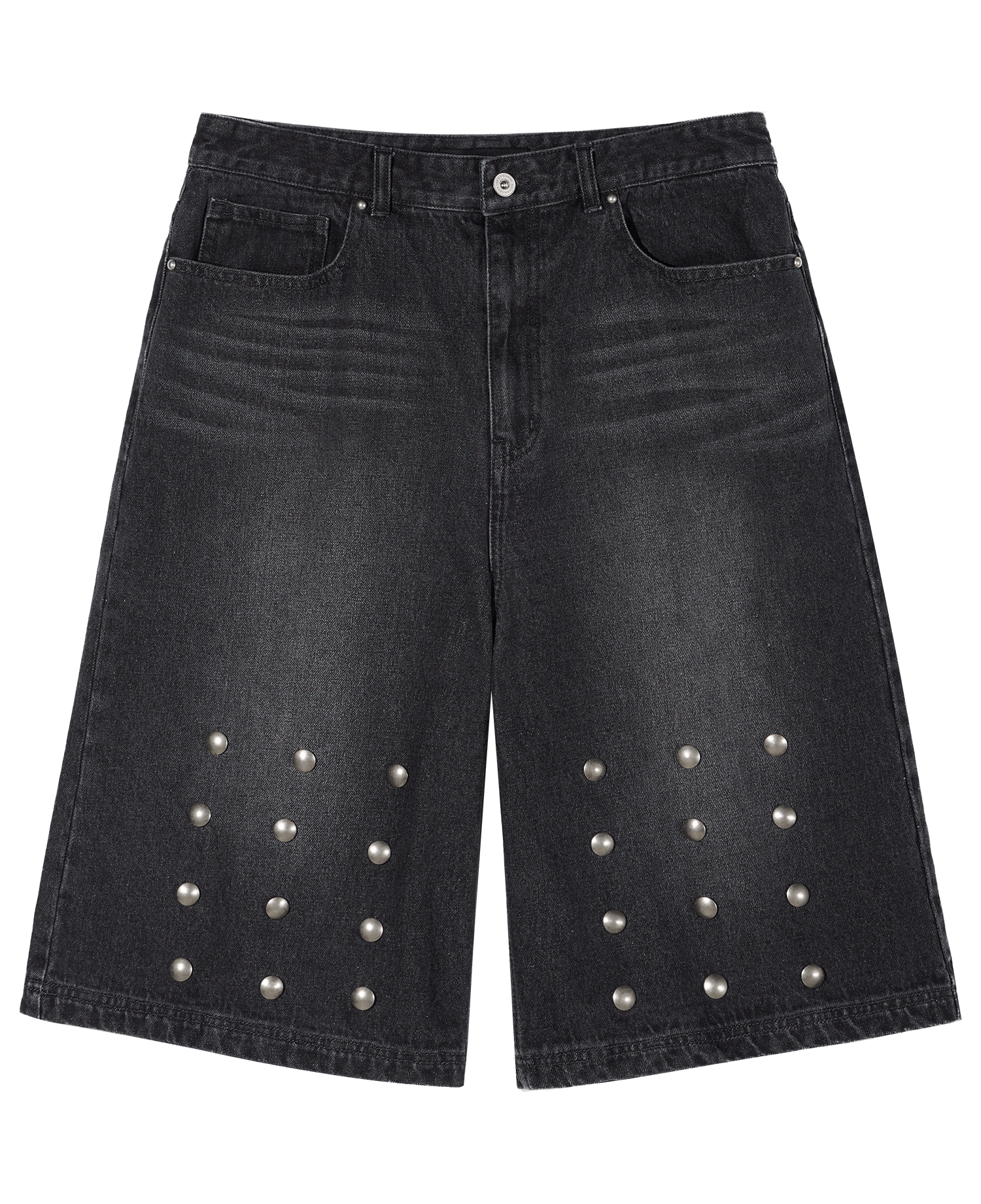 HUF X INSANE GARAGE STUD SHORTS_CHARCOAL