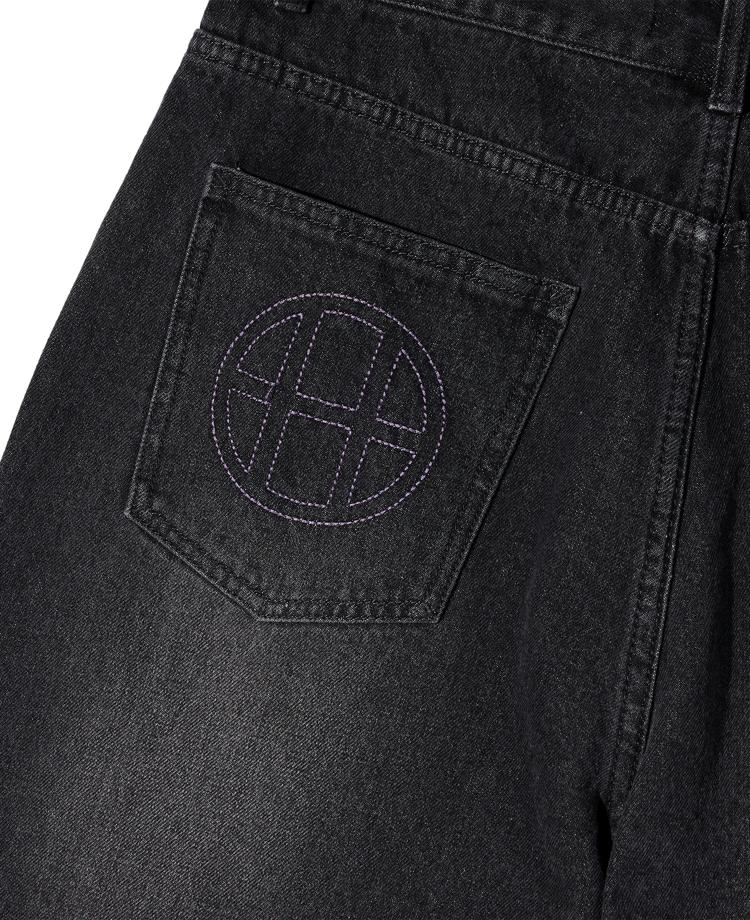 HUF X INSANE GARAGE STUD SHORTS_CHARCOAL